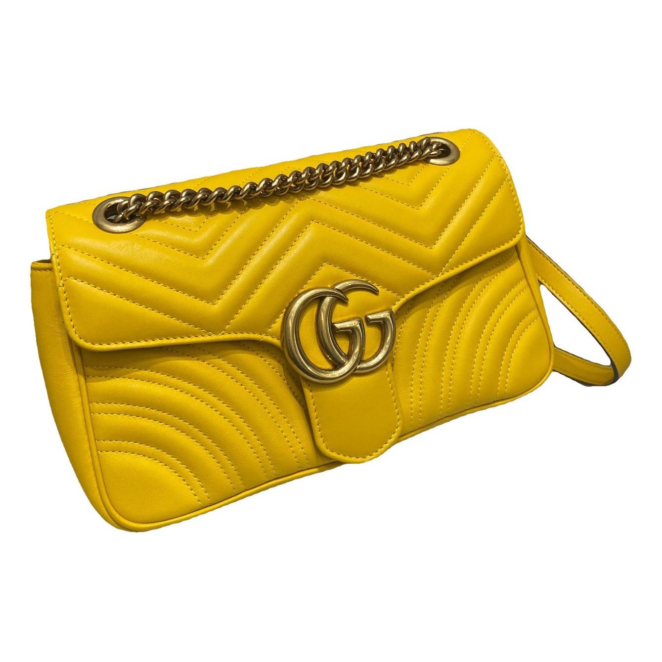 GG Marmont Flap leather crossbody bag