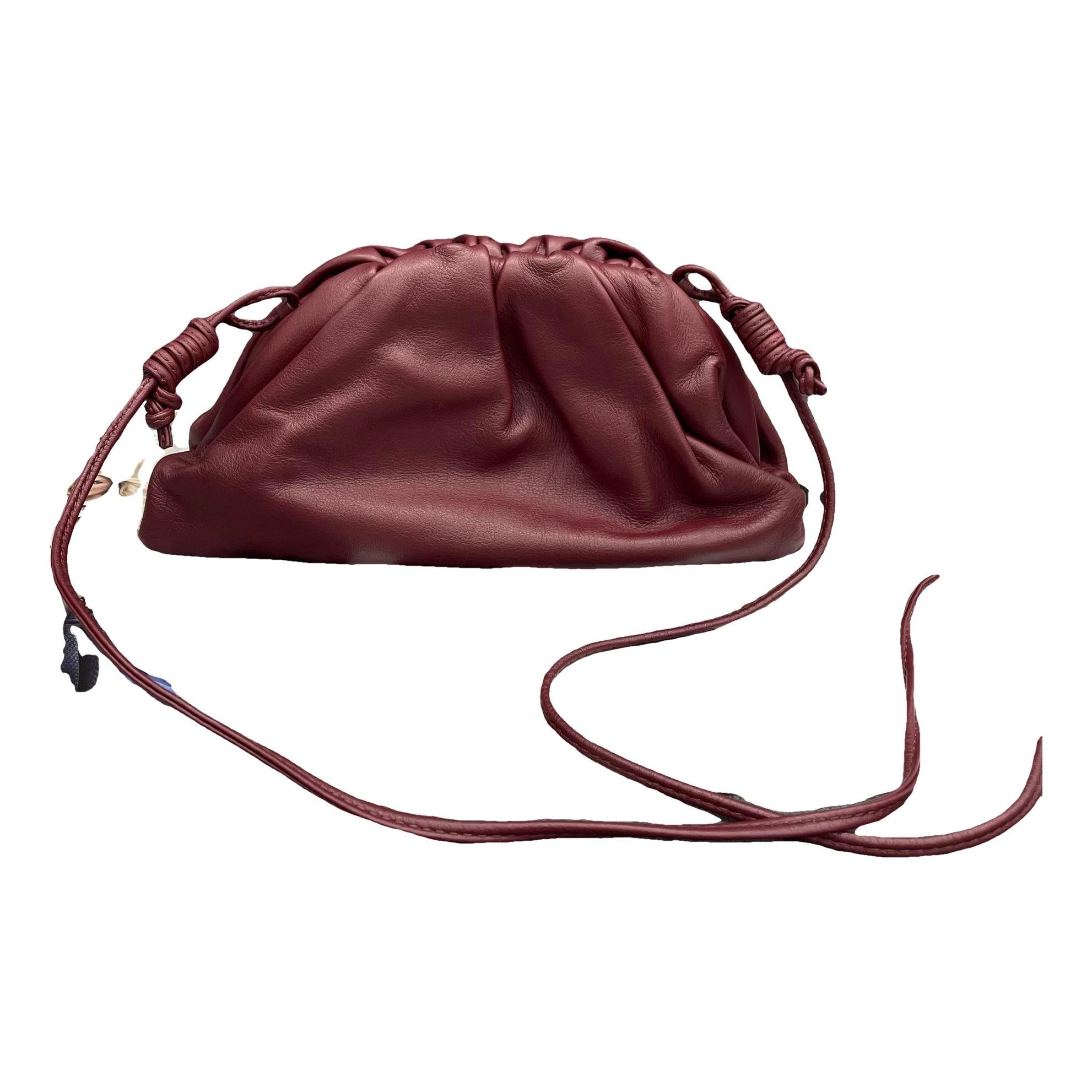 Pouch leather handbag