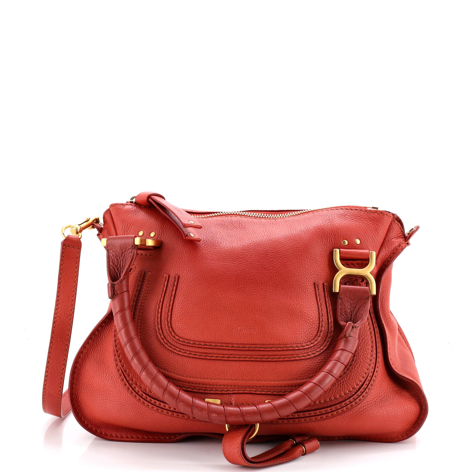 Marcie Satchel Leather Medium
