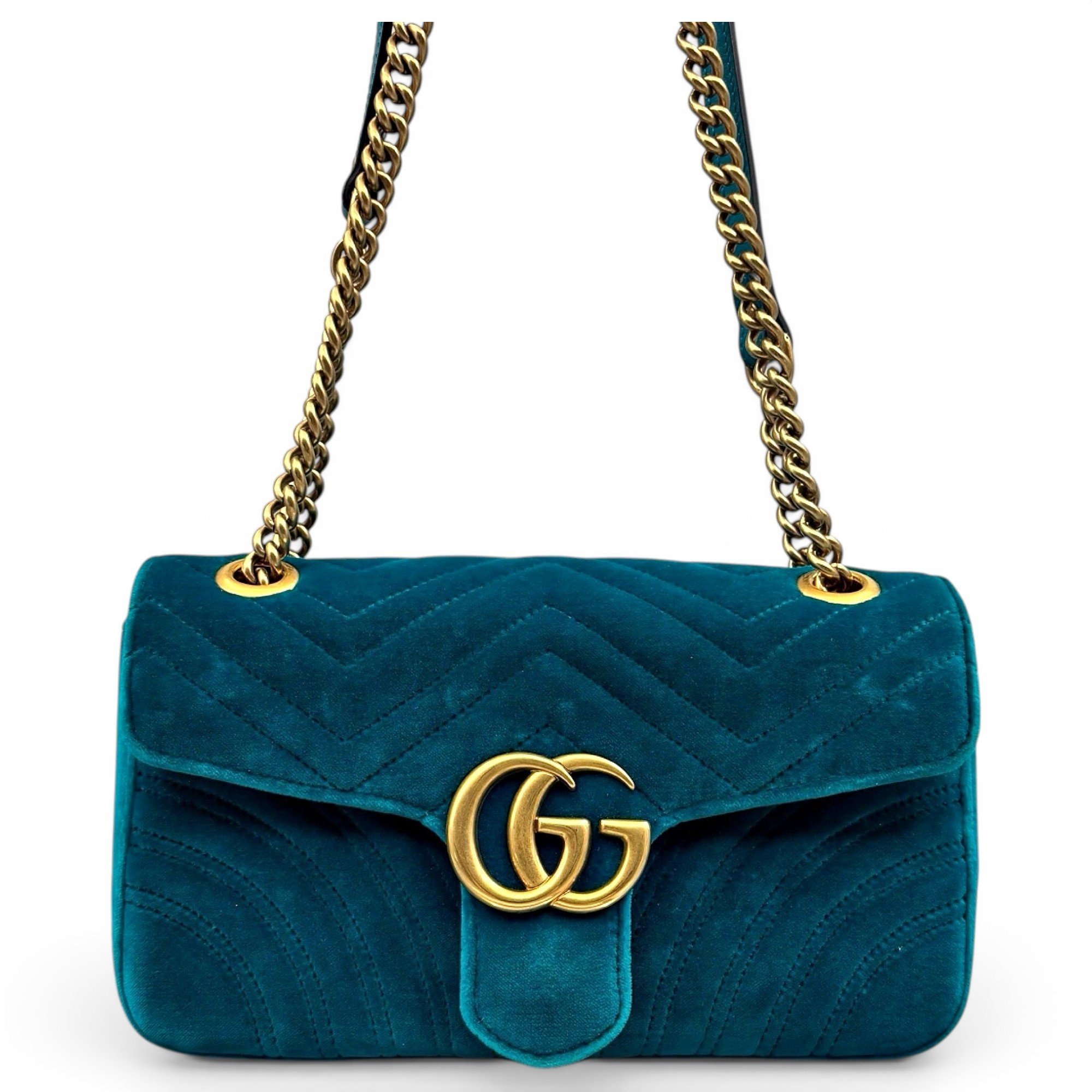 GG Marmont Flap leather handbag