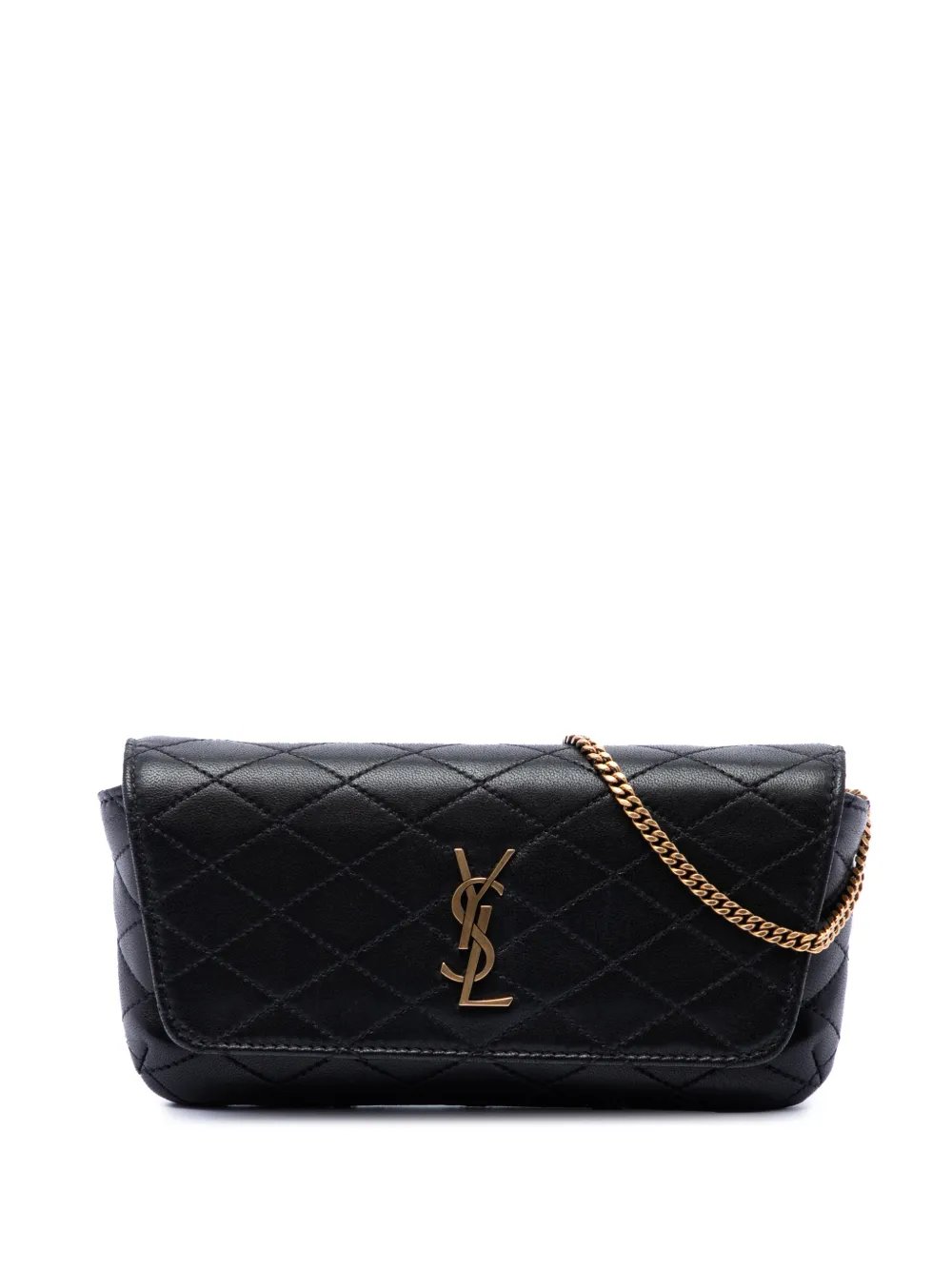 2024 Quilted Lambskin Monogram Gaby Phone Holder crossbody bag