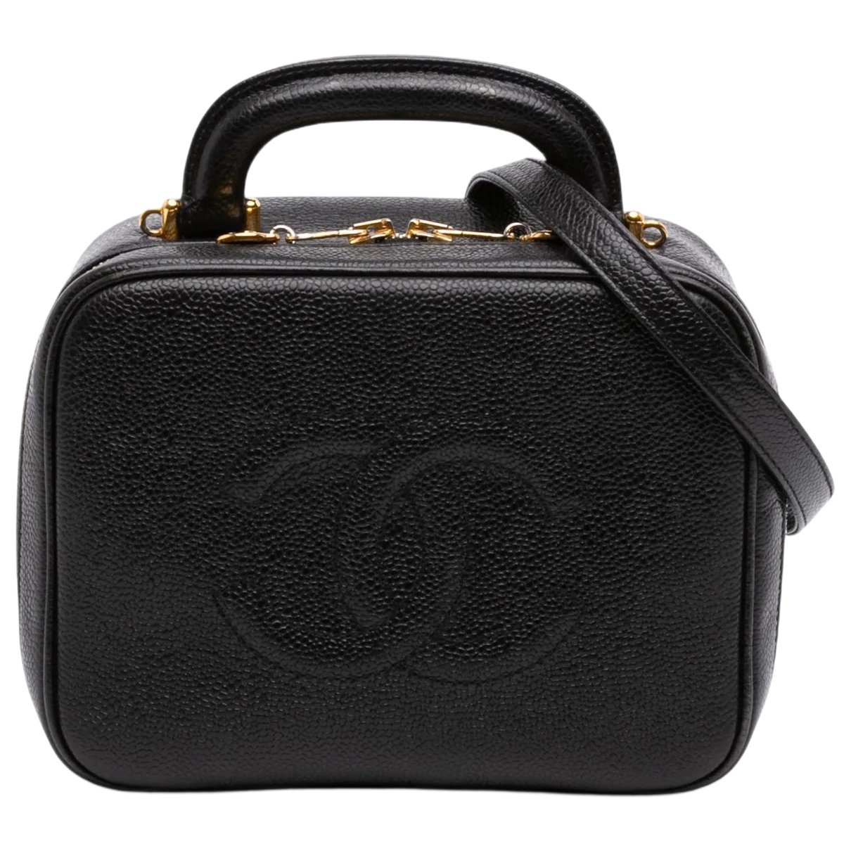 Vanity leather satchel