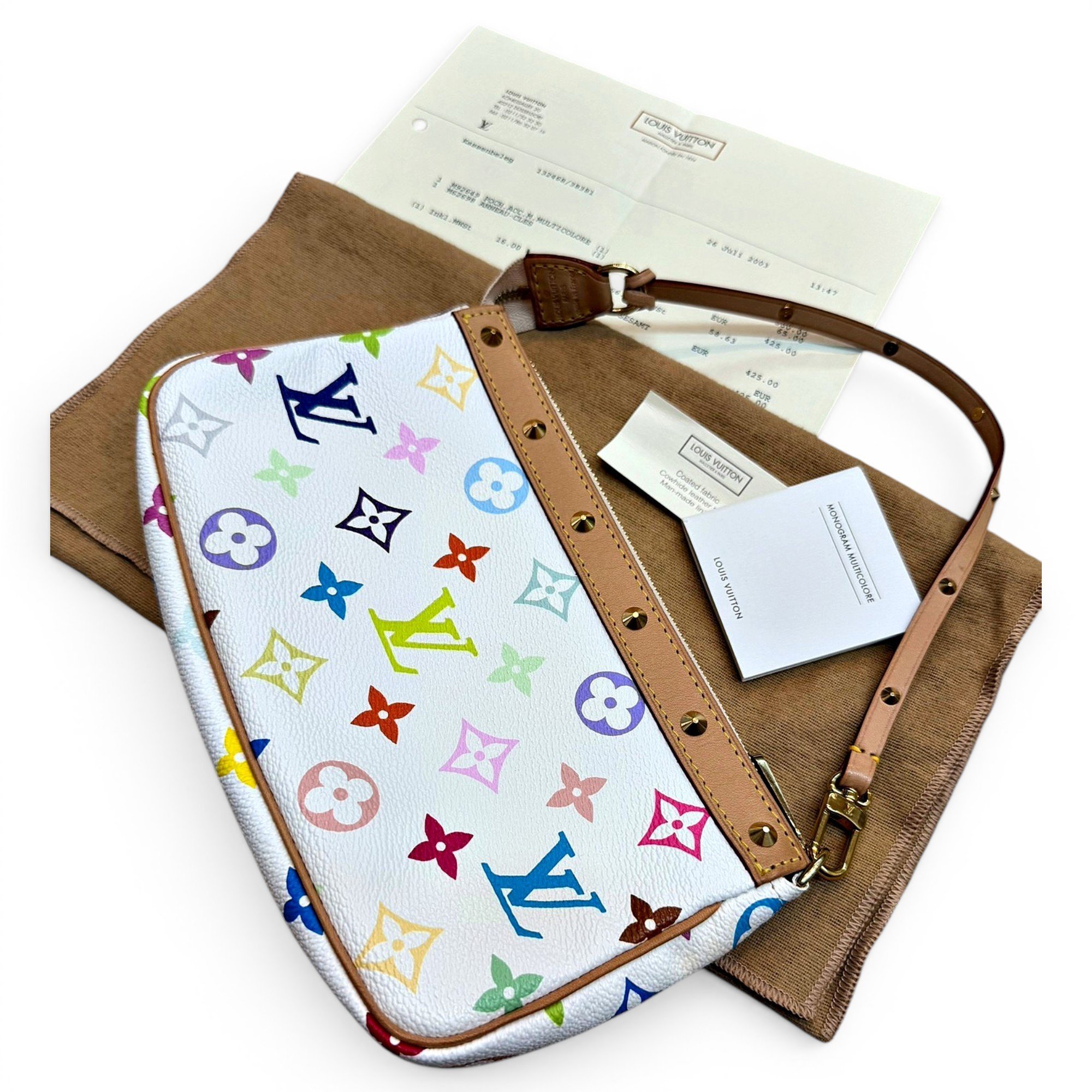 Pochette Accessoire leather handbag
