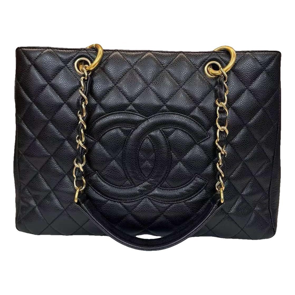 Grand shopping leather tote
