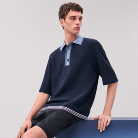 "Ajoures colores" polo shirt