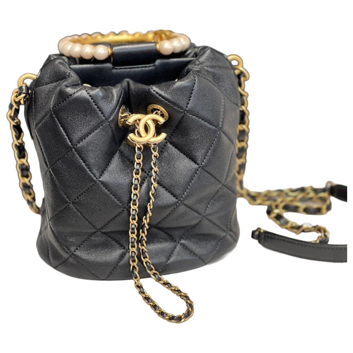 Gabrielle Bucket leather crossbody bag