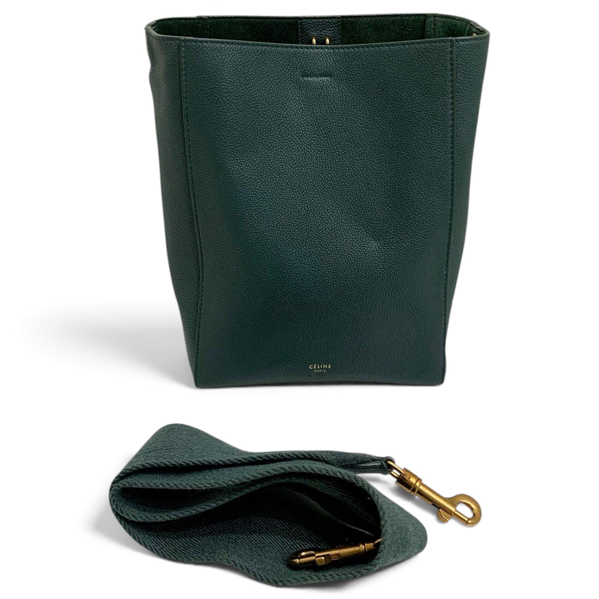 Seau Sangle leather handbag