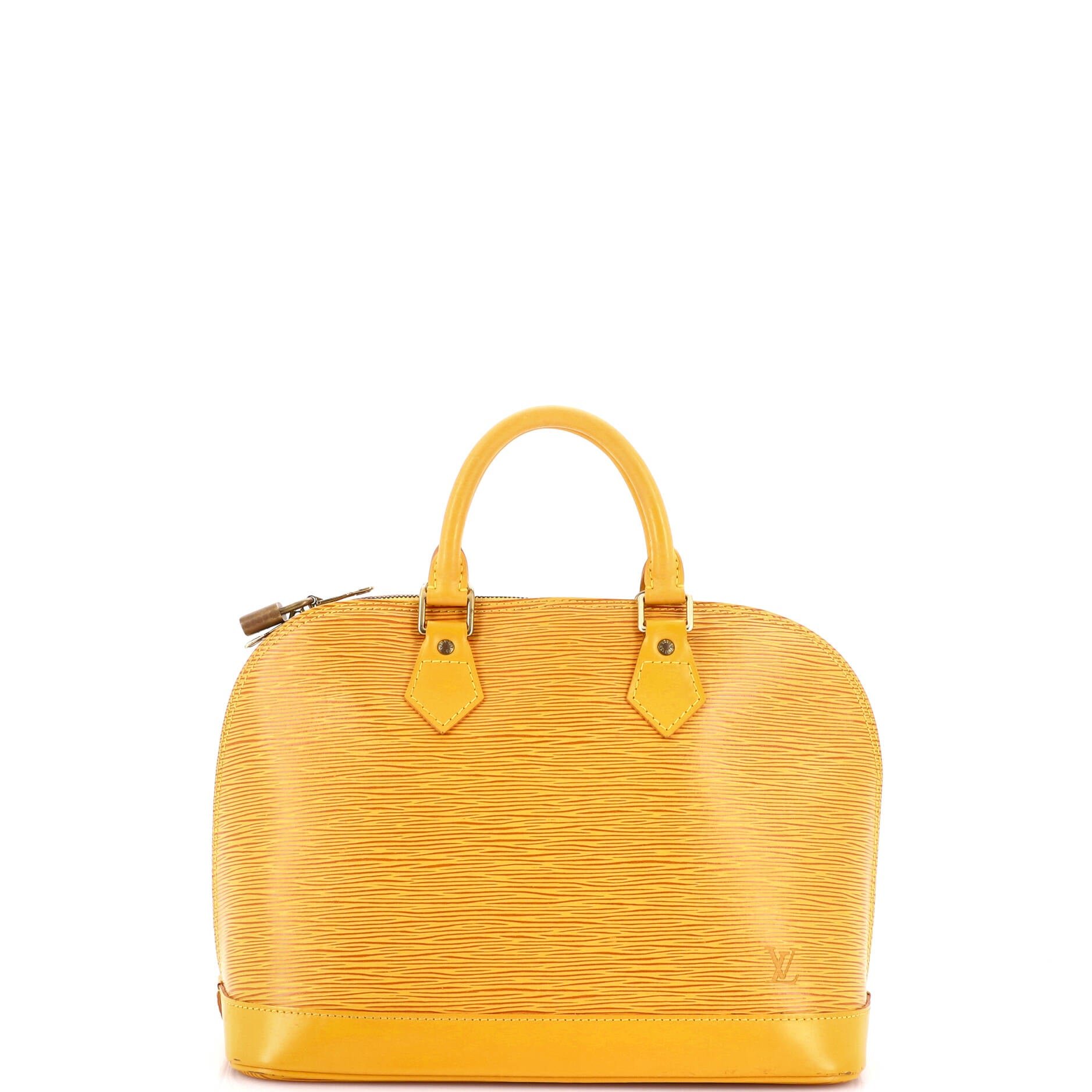 Louis Vuitton Vintage Alma Handbag Epi Leather PM