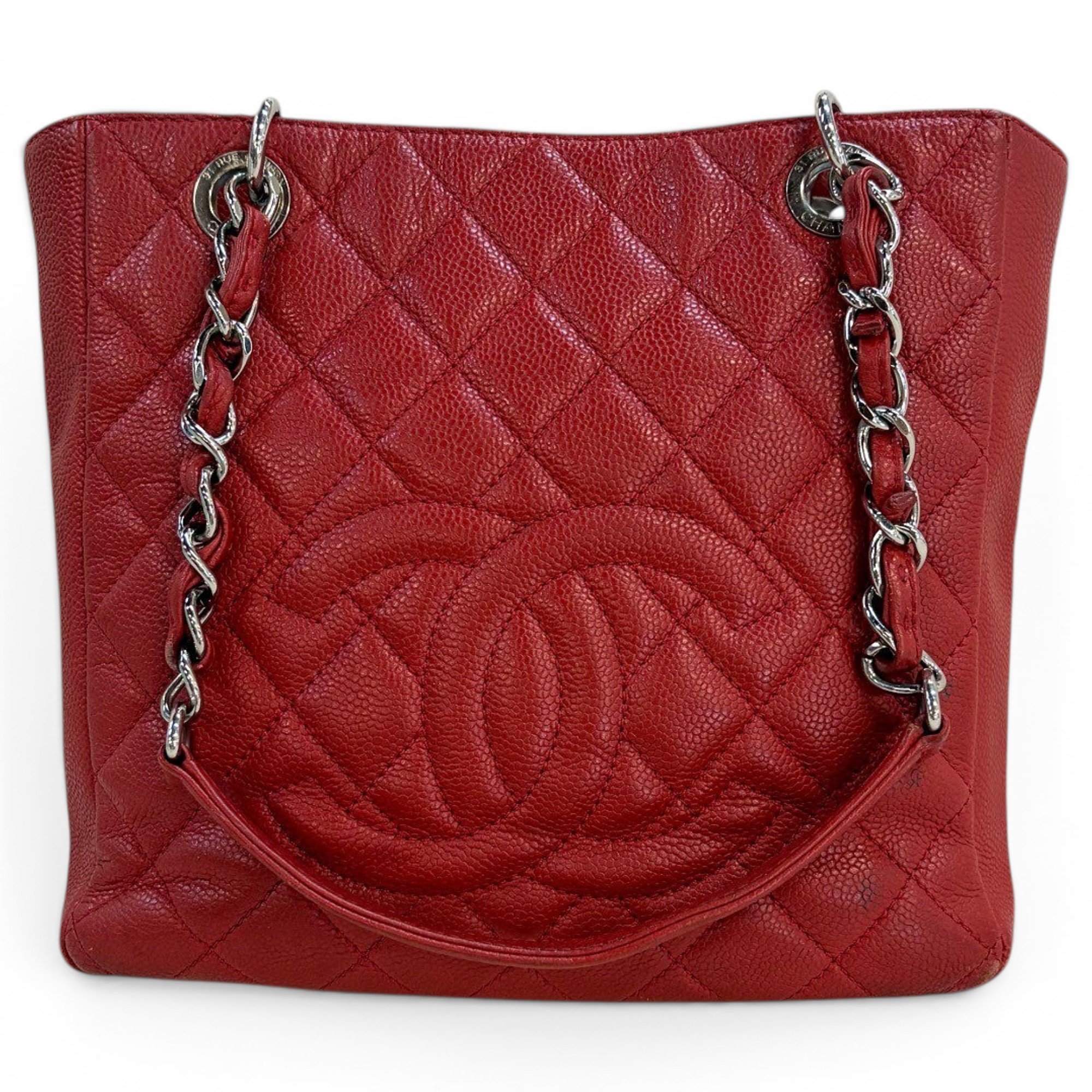 Petite Shopping Tote leather handbag