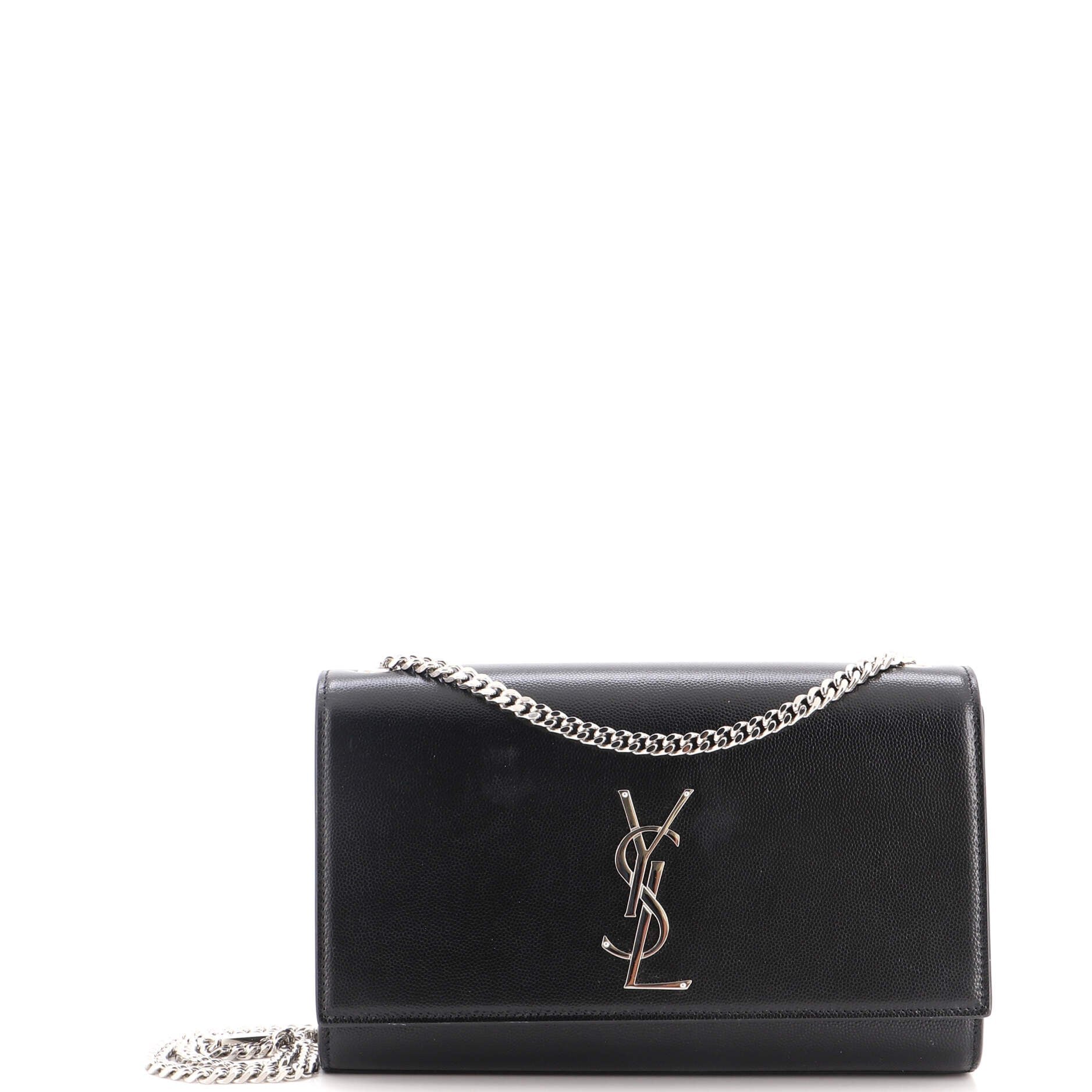 Classic Monogram Crossbody Bag Grainy Leather Medium