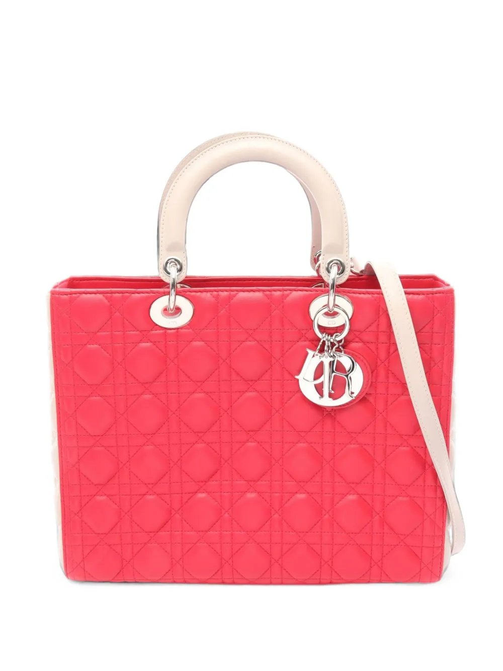 2010s Lady Dior Cannage tote bag