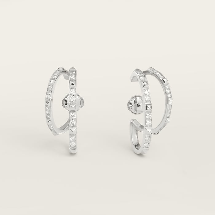 Sans Coloris Hermès Clou d'H Dangle Earrings, Large Model
