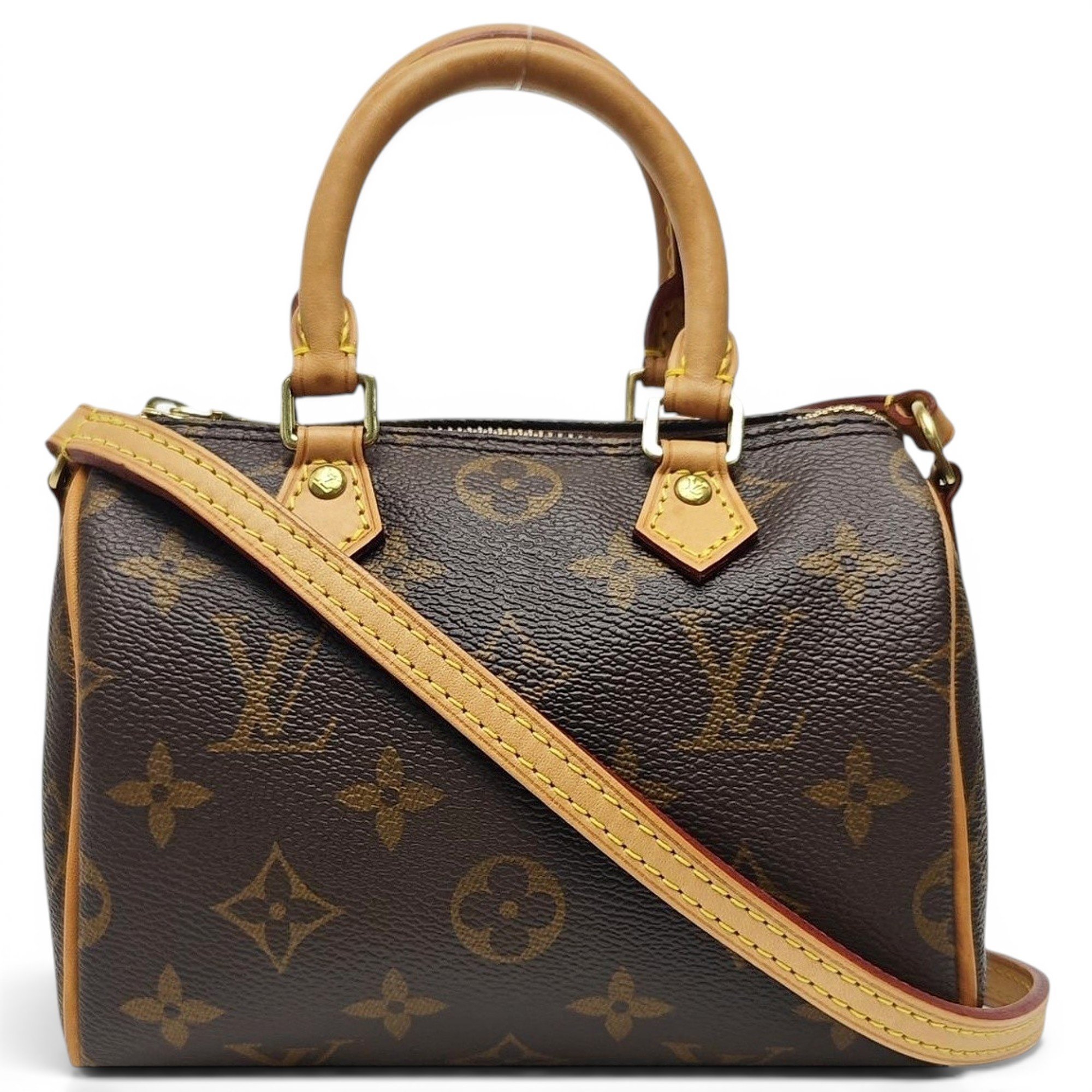 Nano Speedy / Mini HL leather handbag