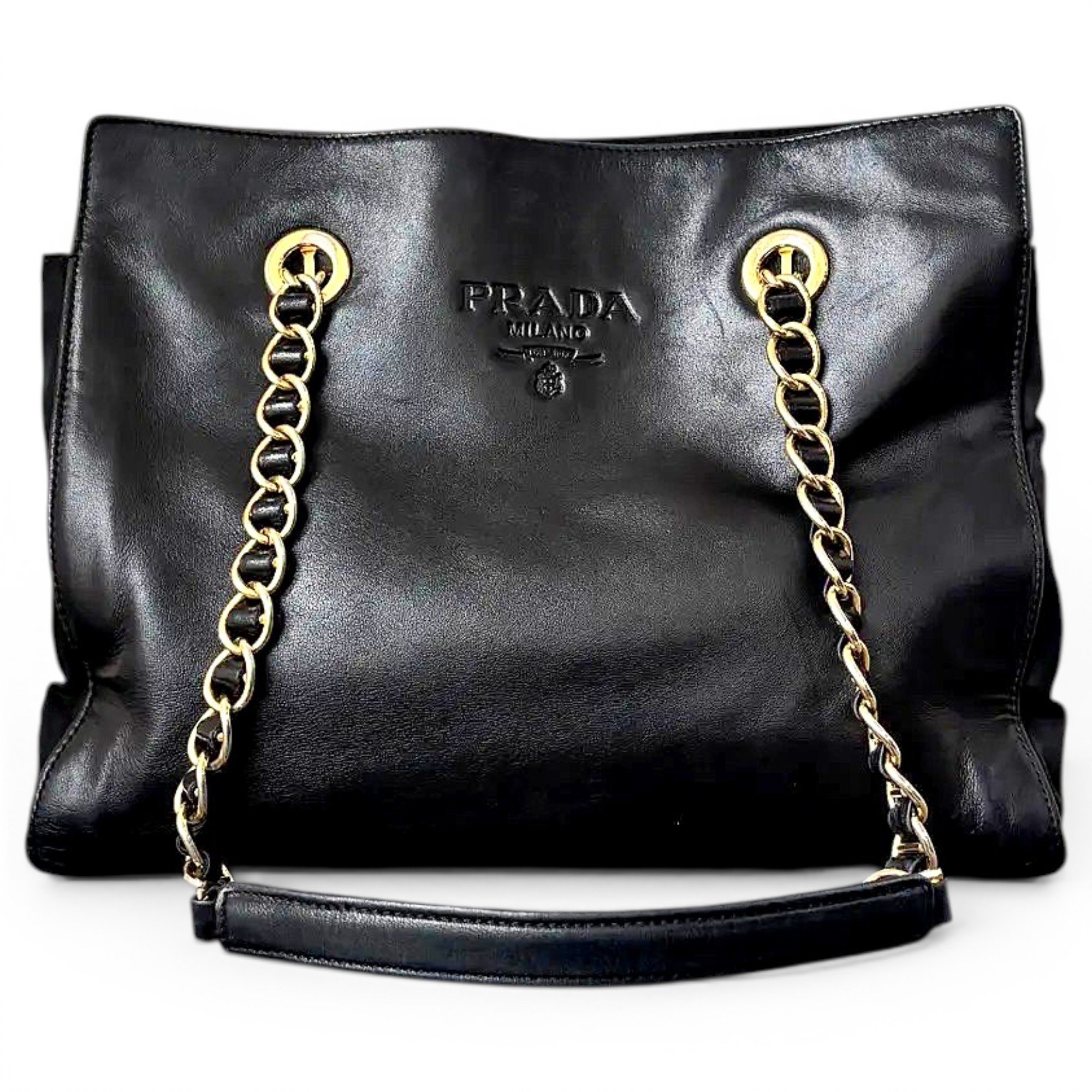 Leather handbag