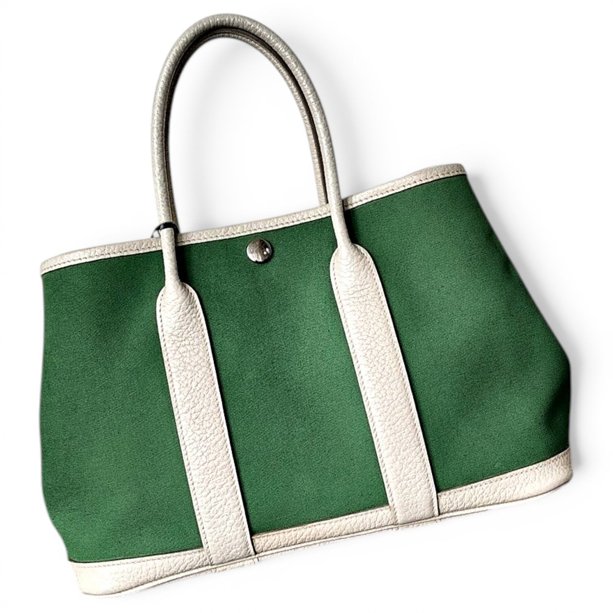 Garden Party leather handbag