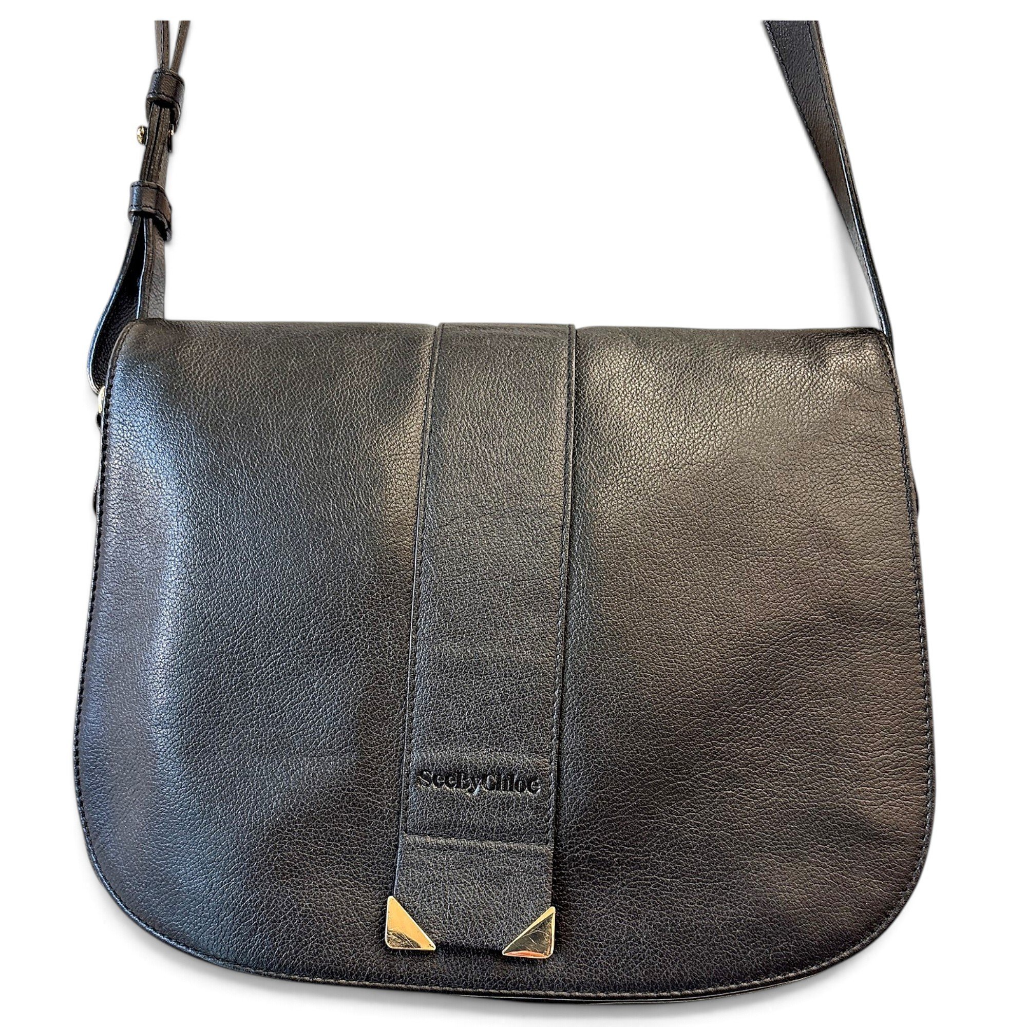 Leather crossbody bag