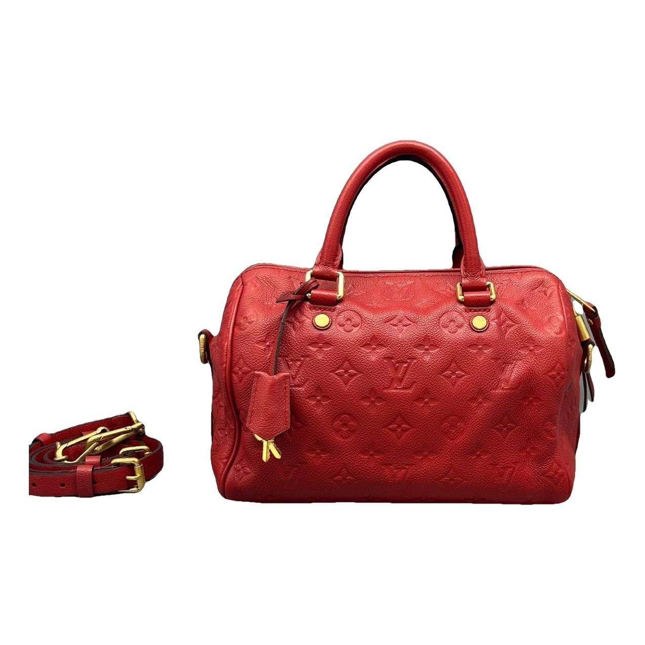Speedy leather handbag