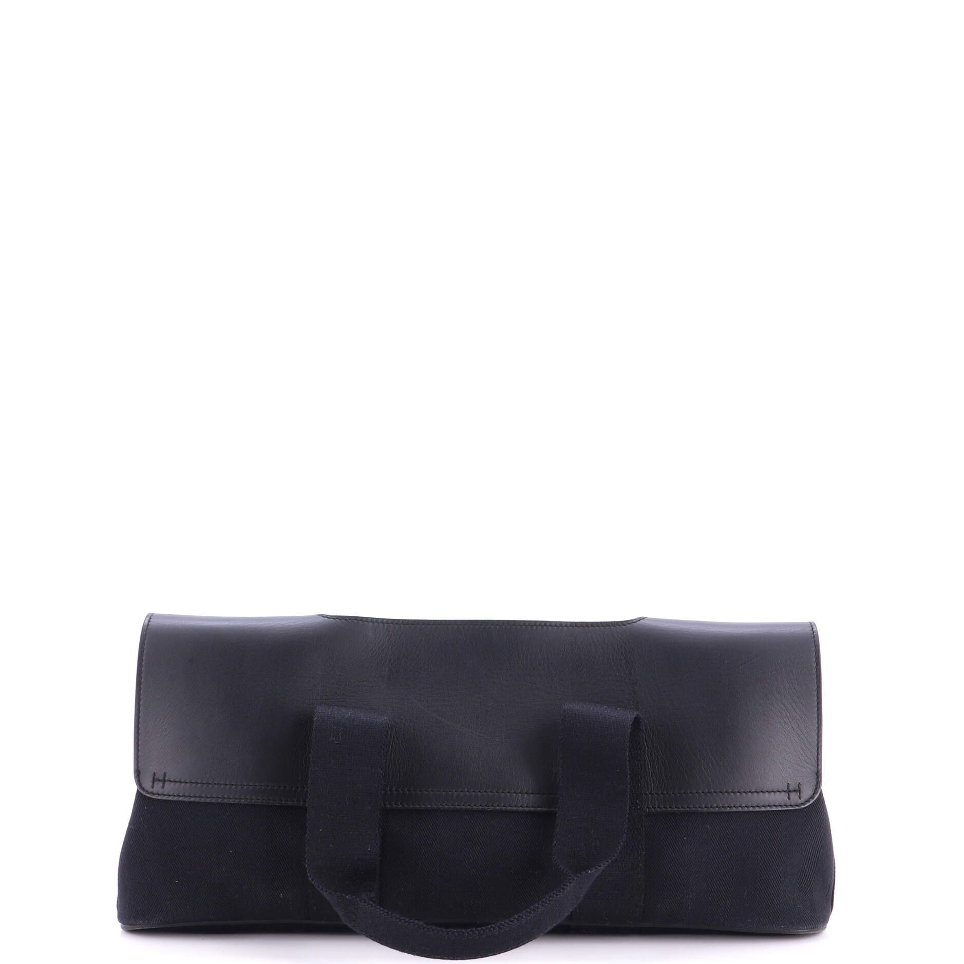 Hermes Valparaiso East West Bag Toile and Leather PM
