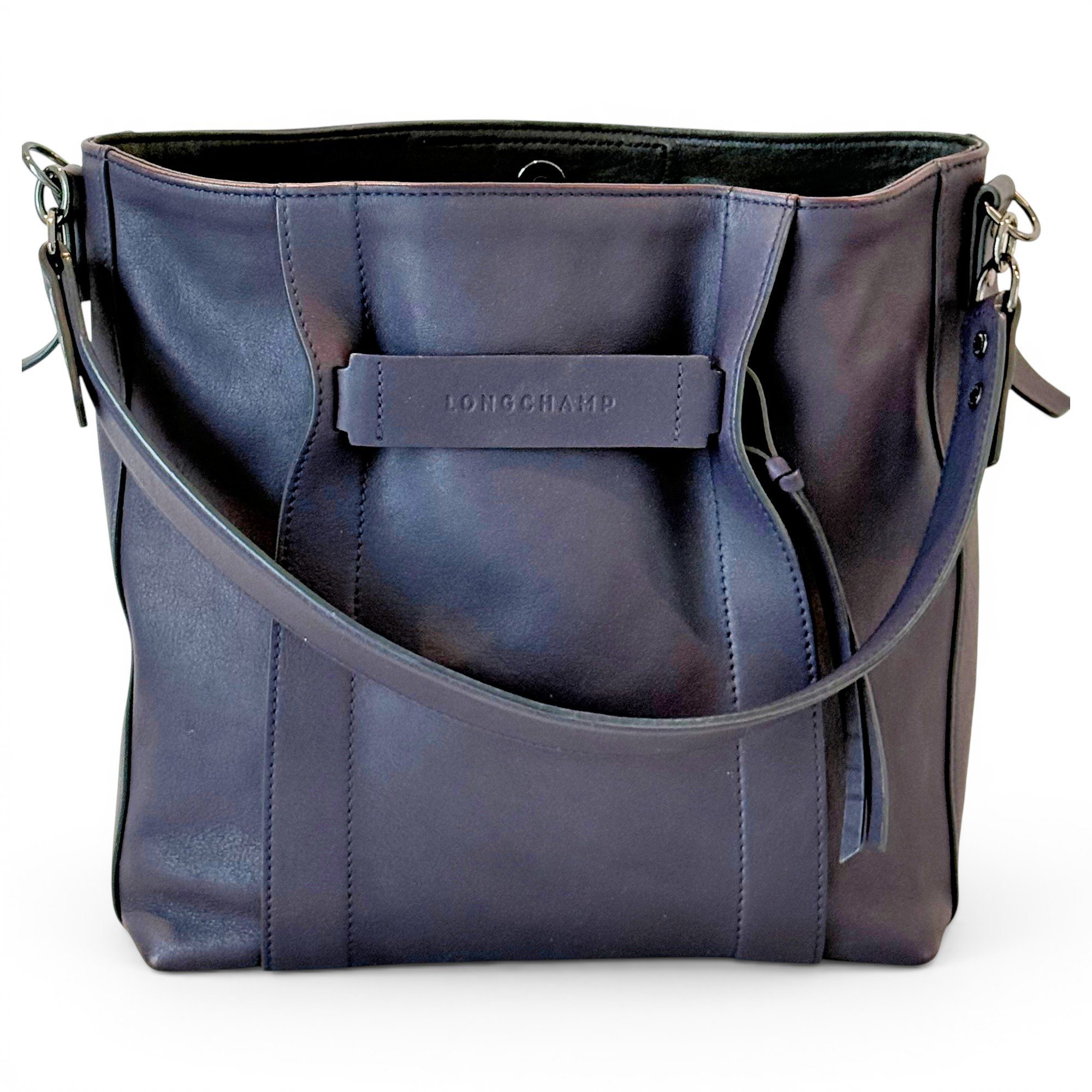 3D leather handbag