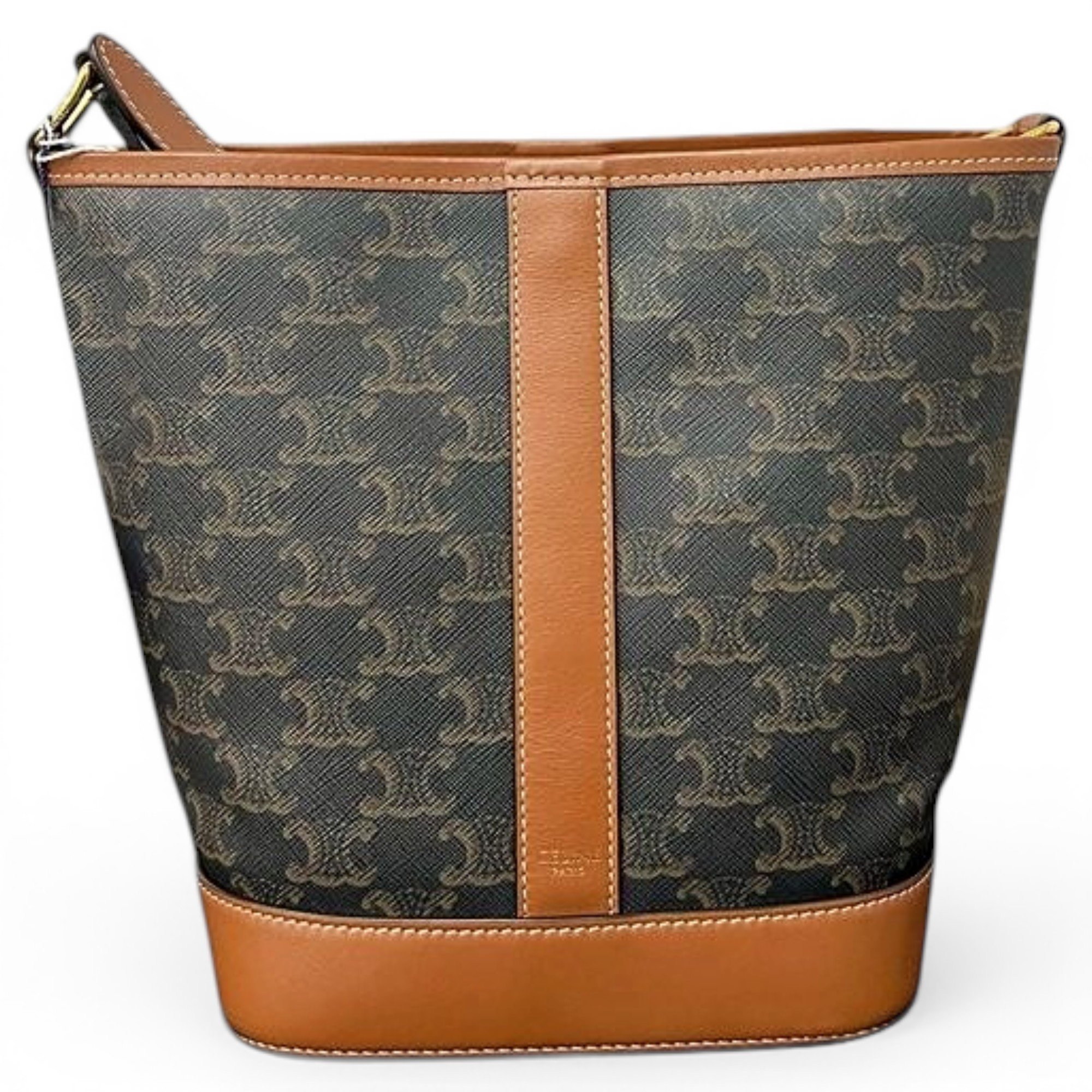 Triomphe leather handbag