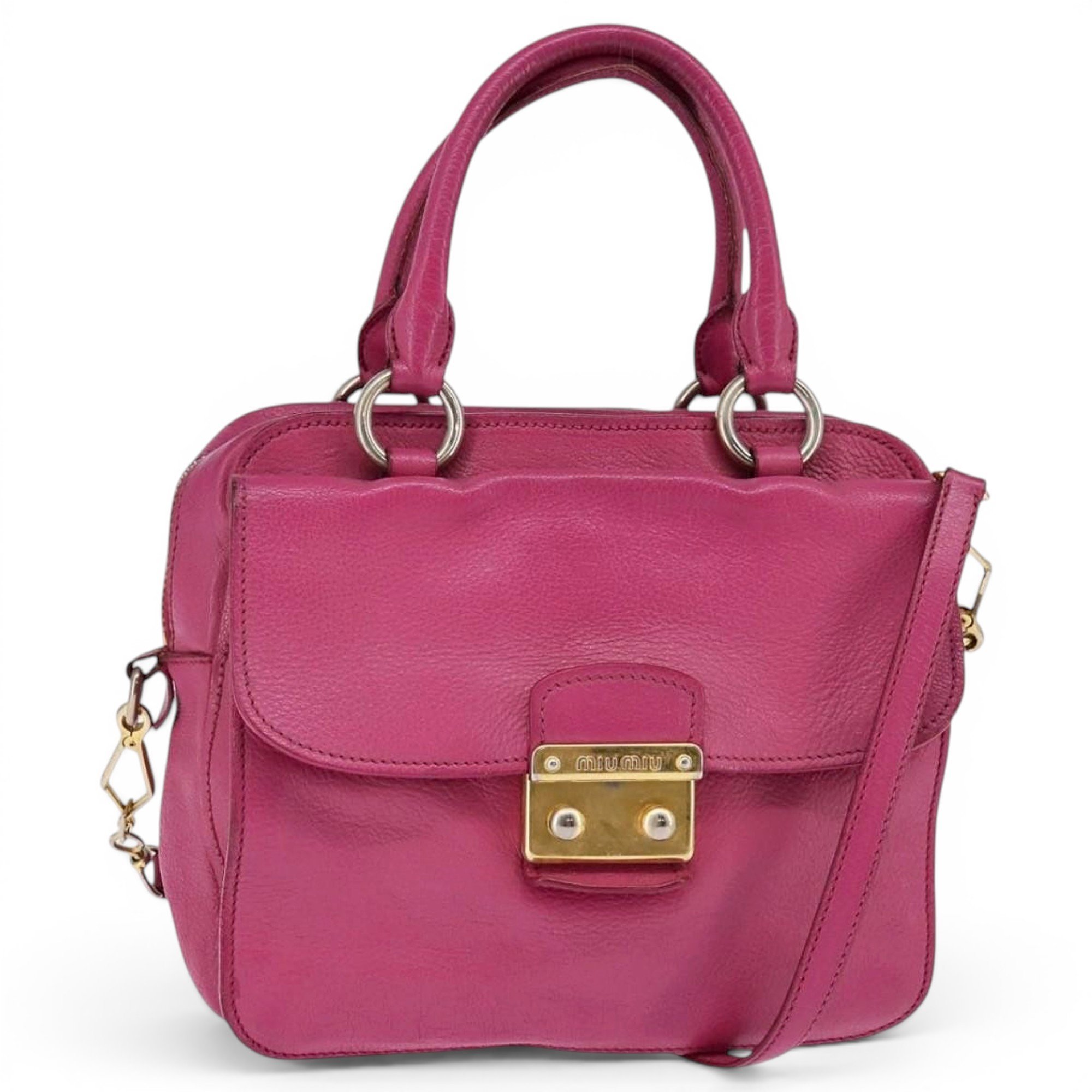 Leather handbag