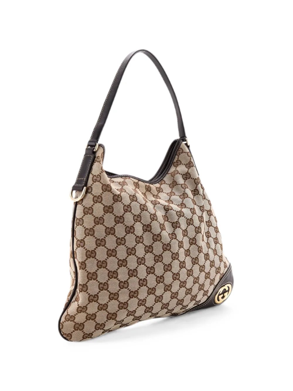 New Britt GG Canvas Medium hobo bag