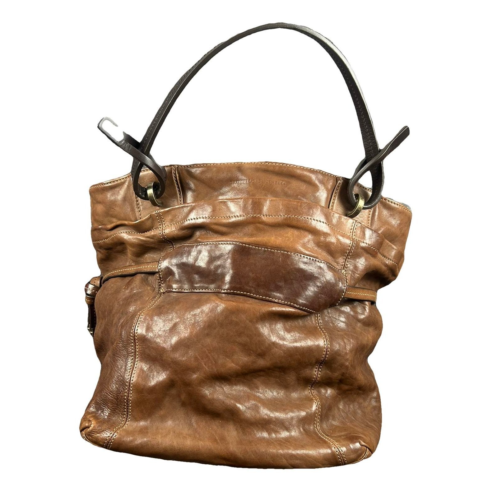 Leather handbag