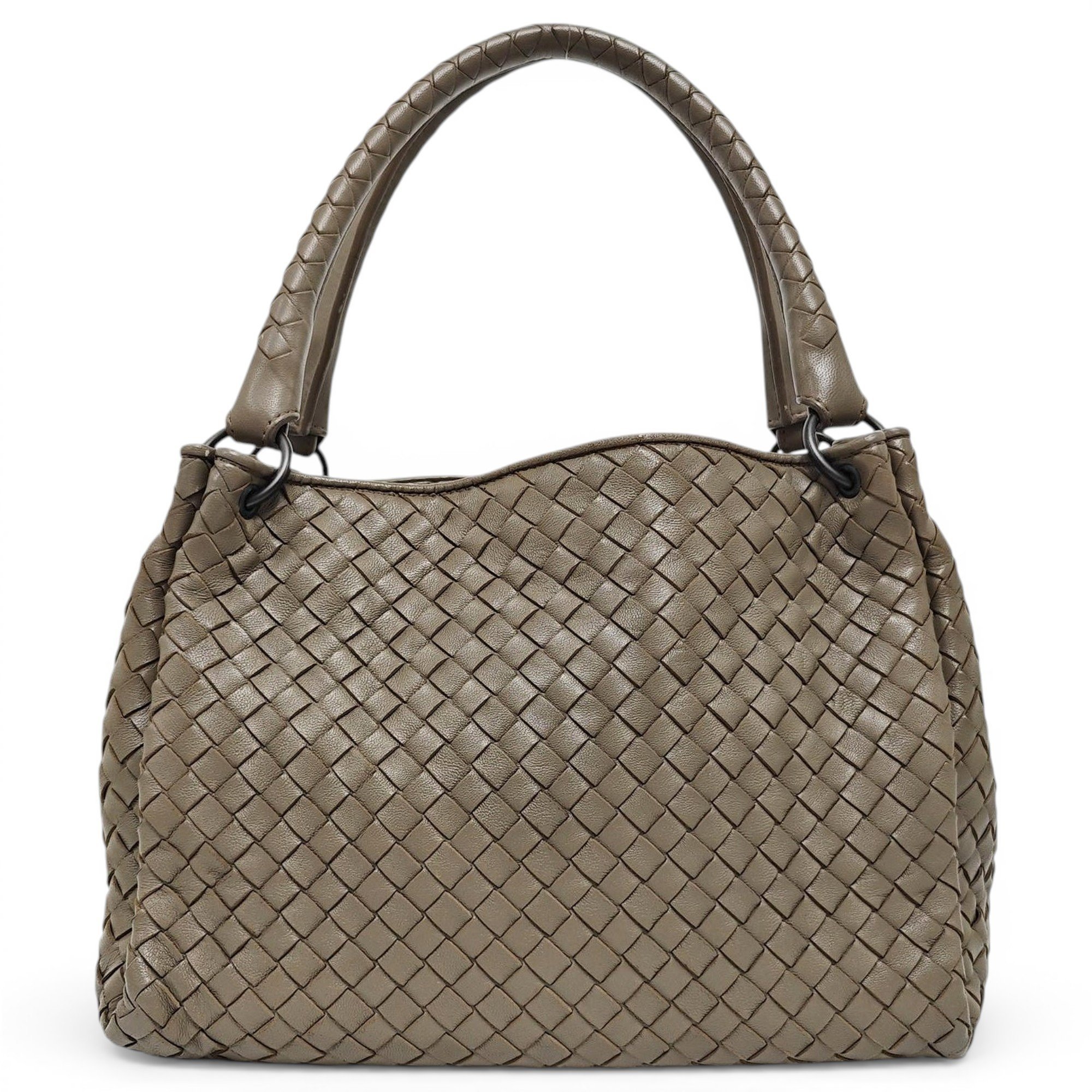 Parachute leather handbag