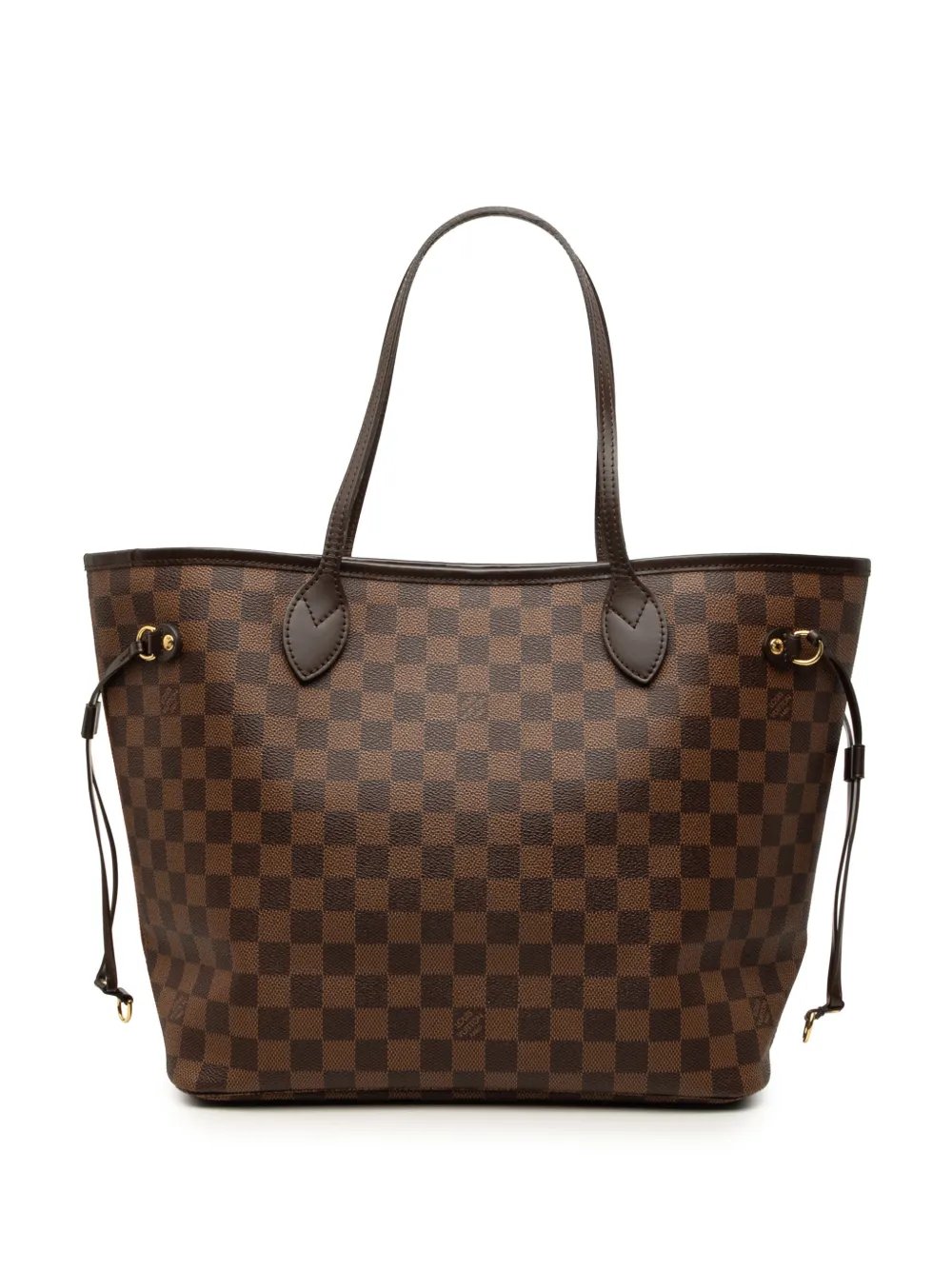 2014 Damier Ebene Neverfull MM tote bag
