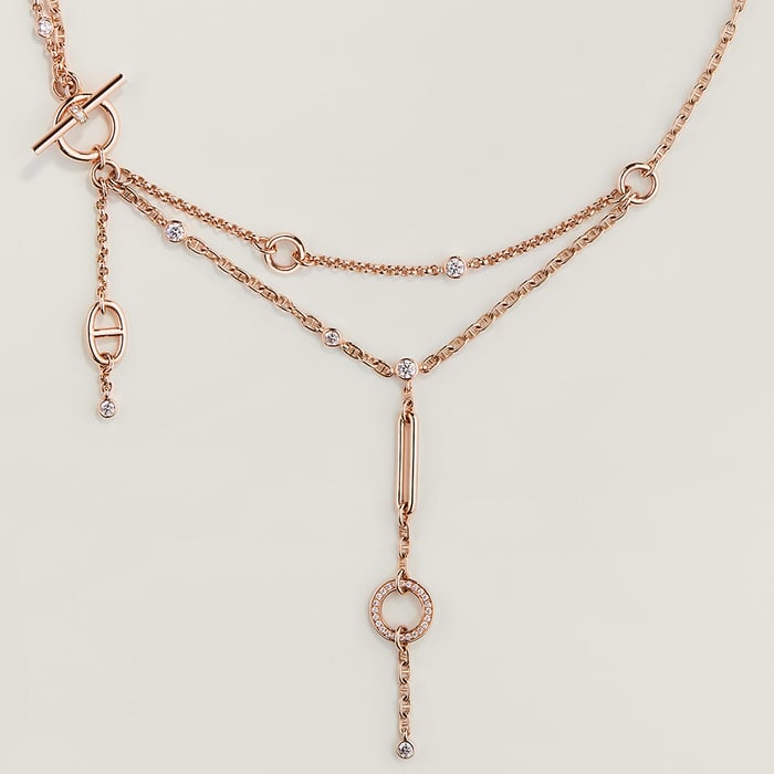 Sans Coloris Chaine d'Ancre Chaos Lariat Necklace