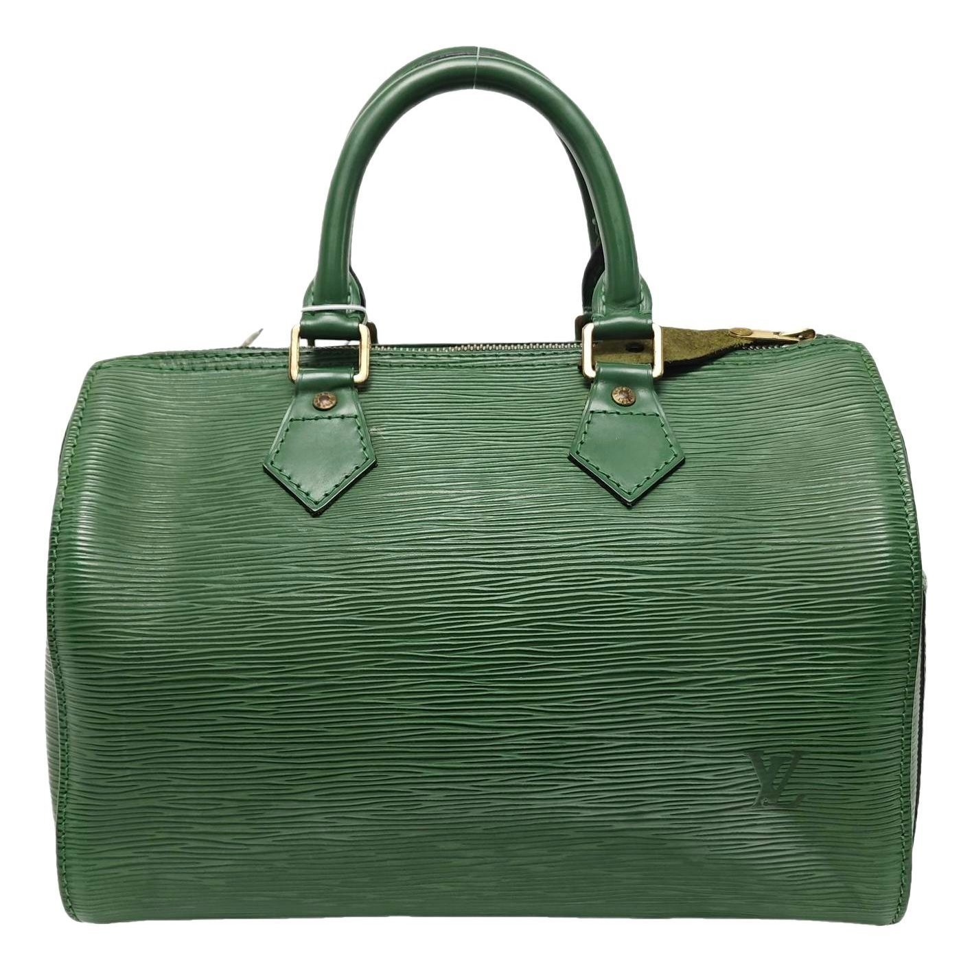 Speedy leather handbag