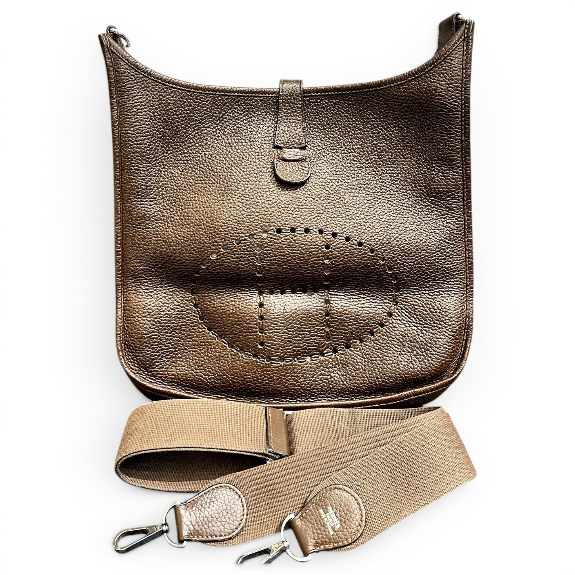 Evelyne leather handbag