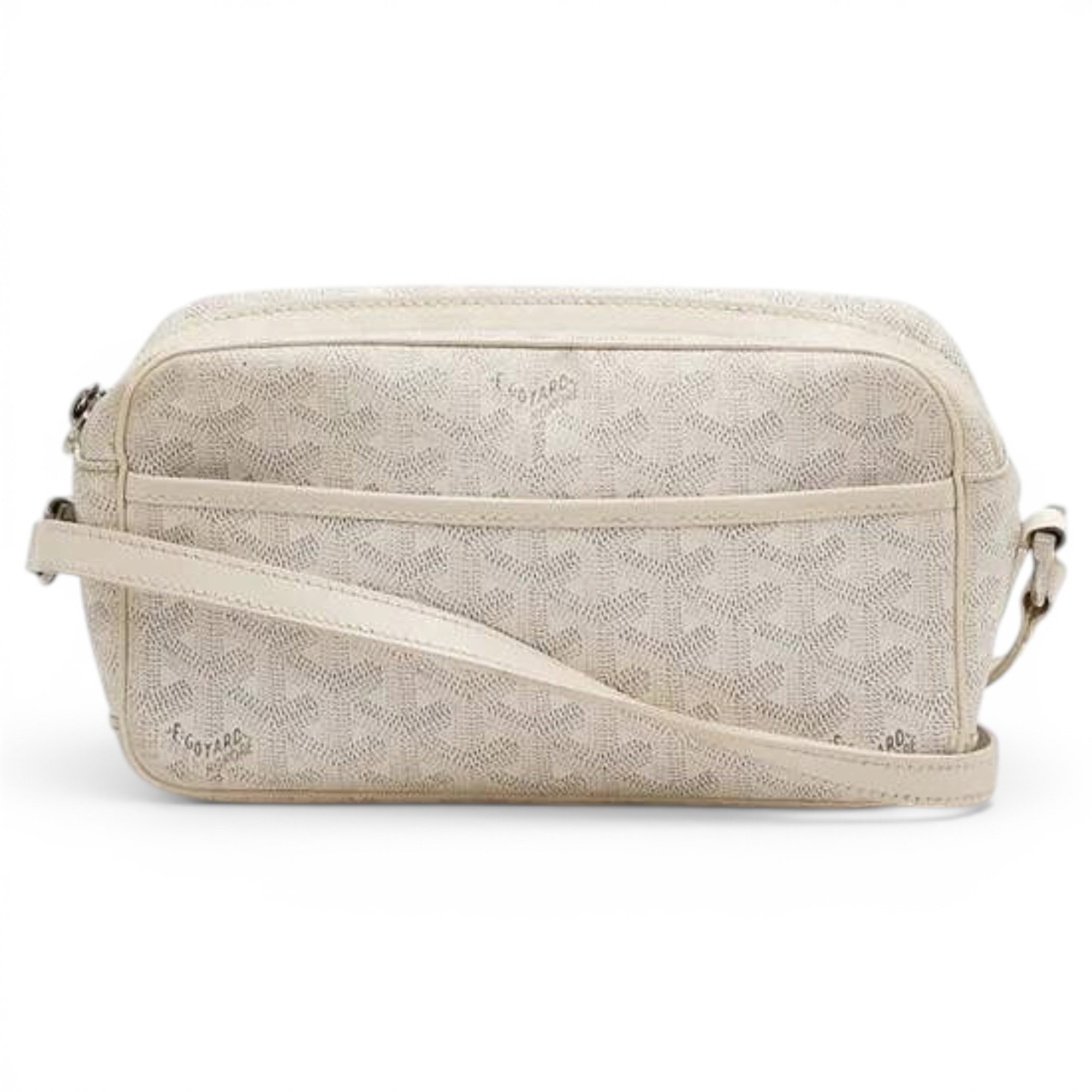 Goyard Cap vert leather crossbody bag