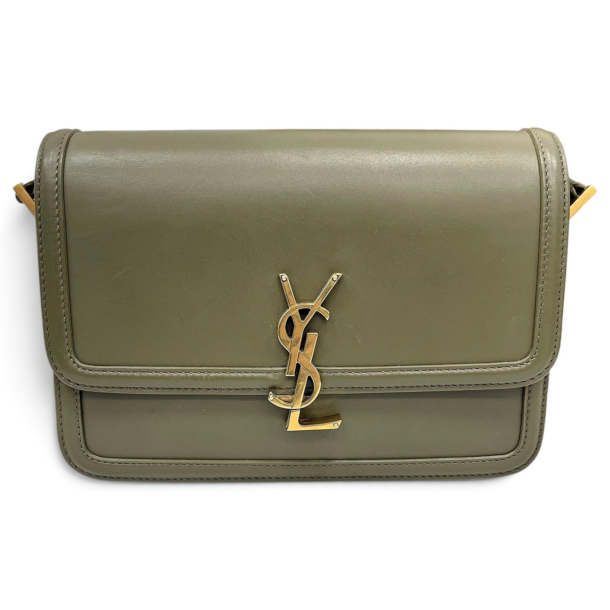 Solférino leather handbag