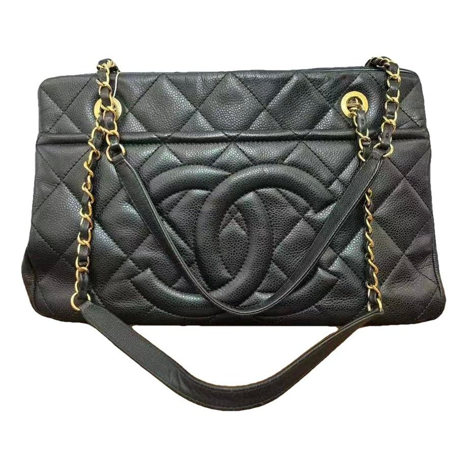 Grand shopping leather tote