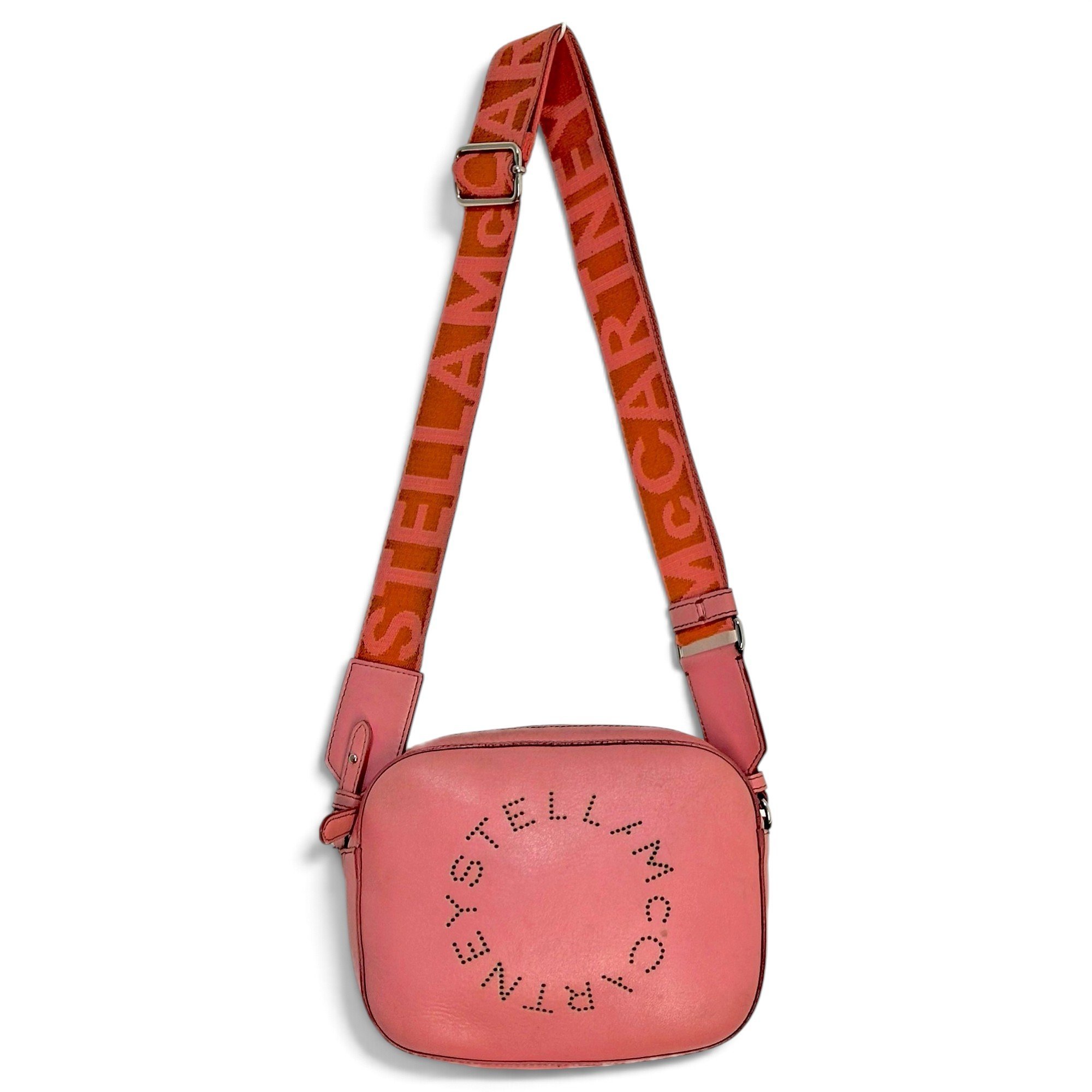 Logo vegan leather crossbody bag