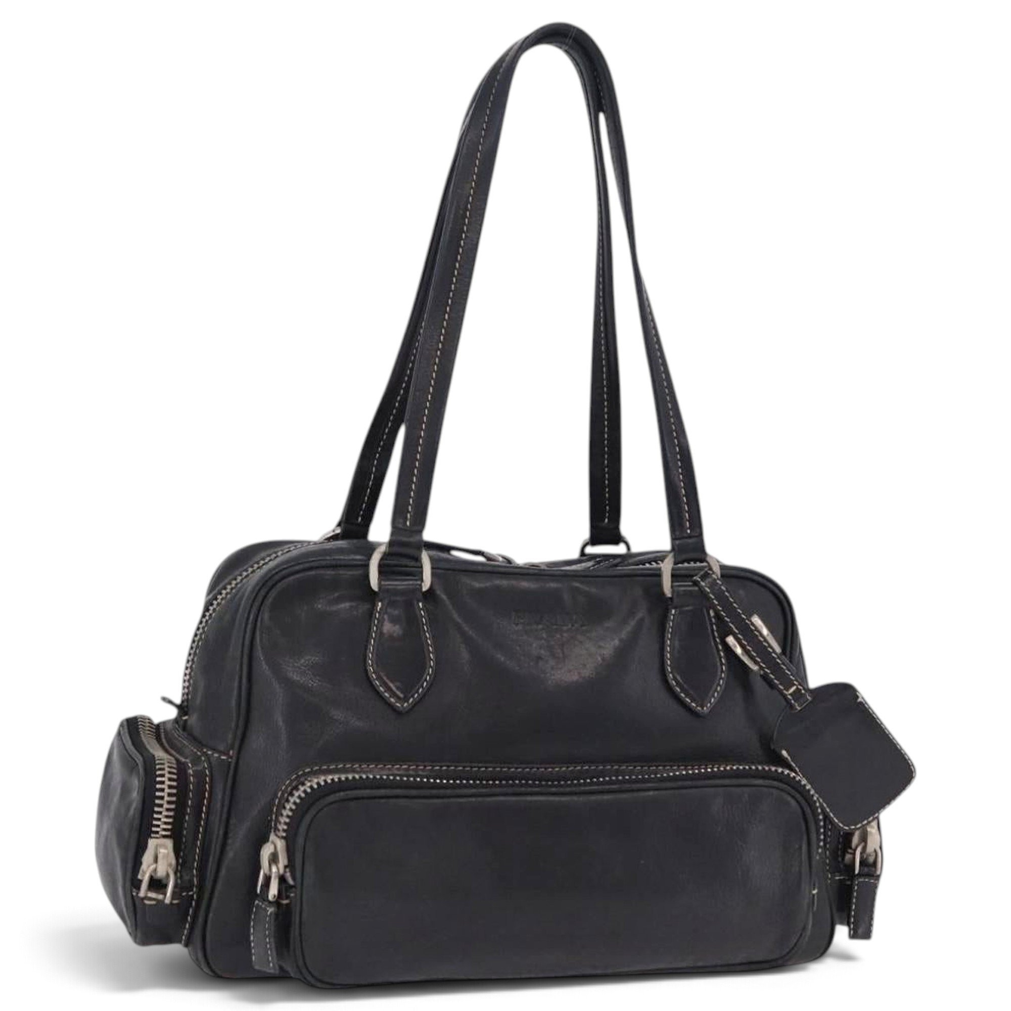 Leather handbag
