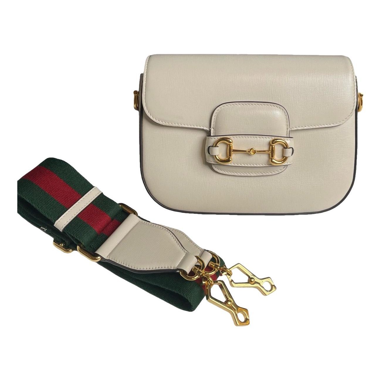 Horsebit 1955 Flap leather handbag