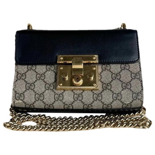 Padlock vinyl handbag