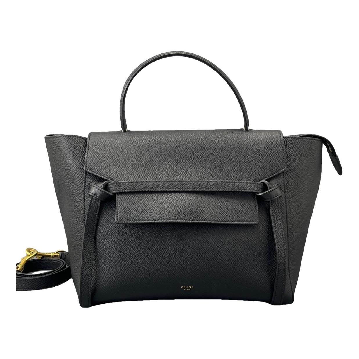 Belt leather handbag