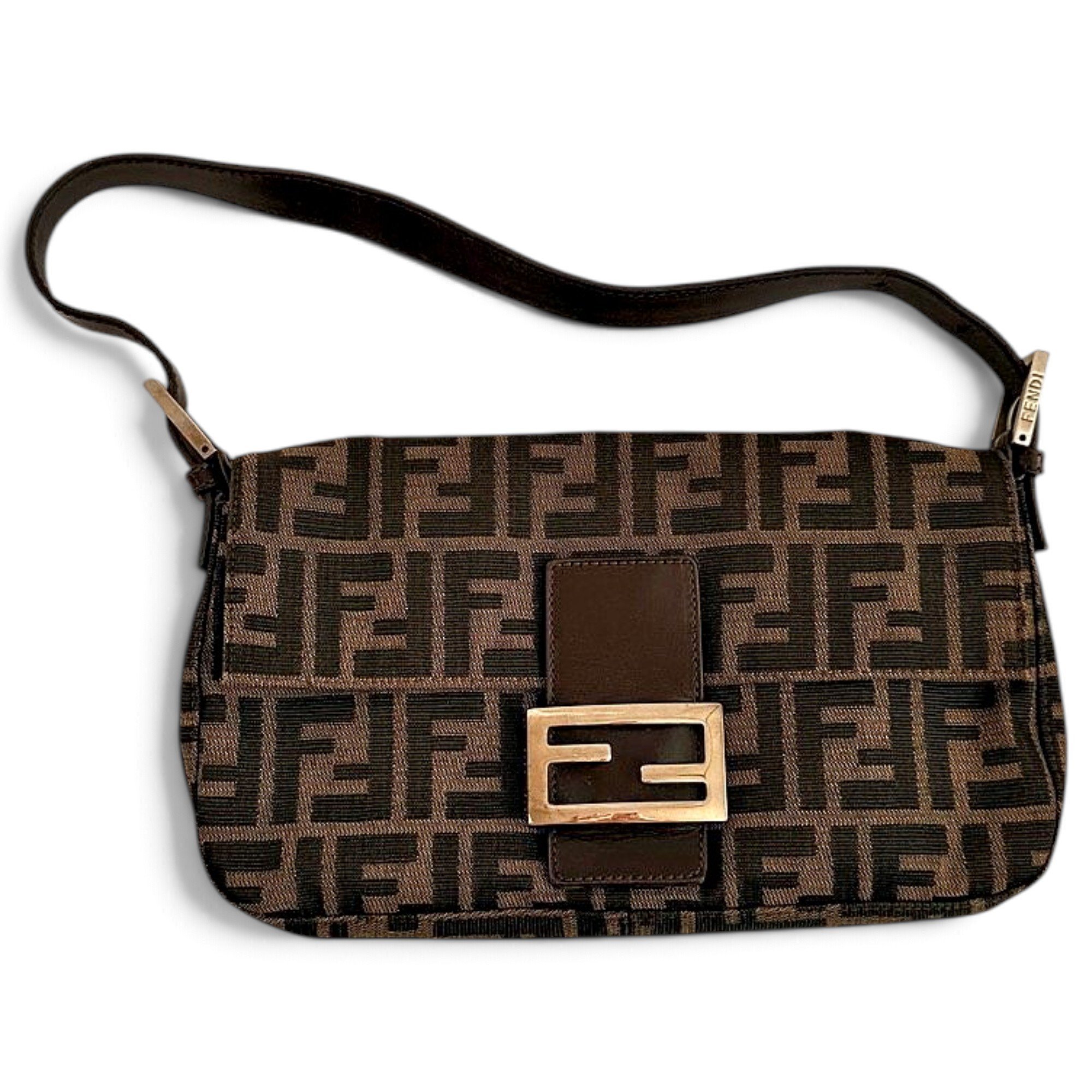 Baguette leather handbag