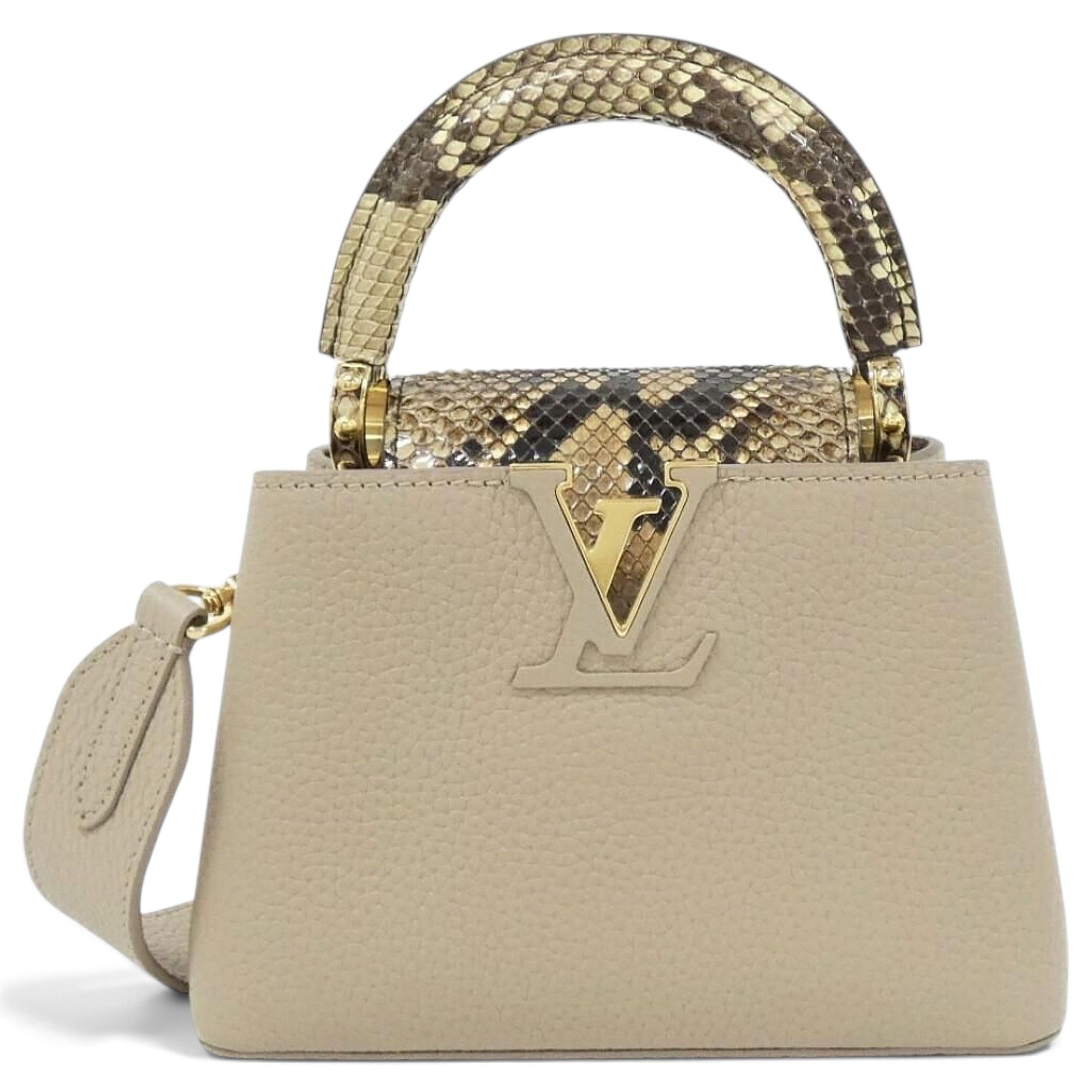 Capucines leather handbag