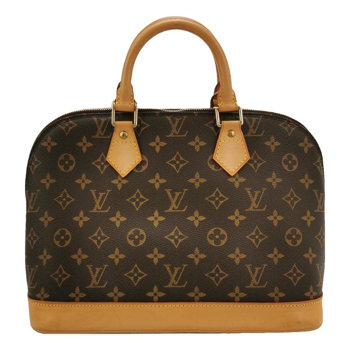 Louis Vuitton Alma leather handbag