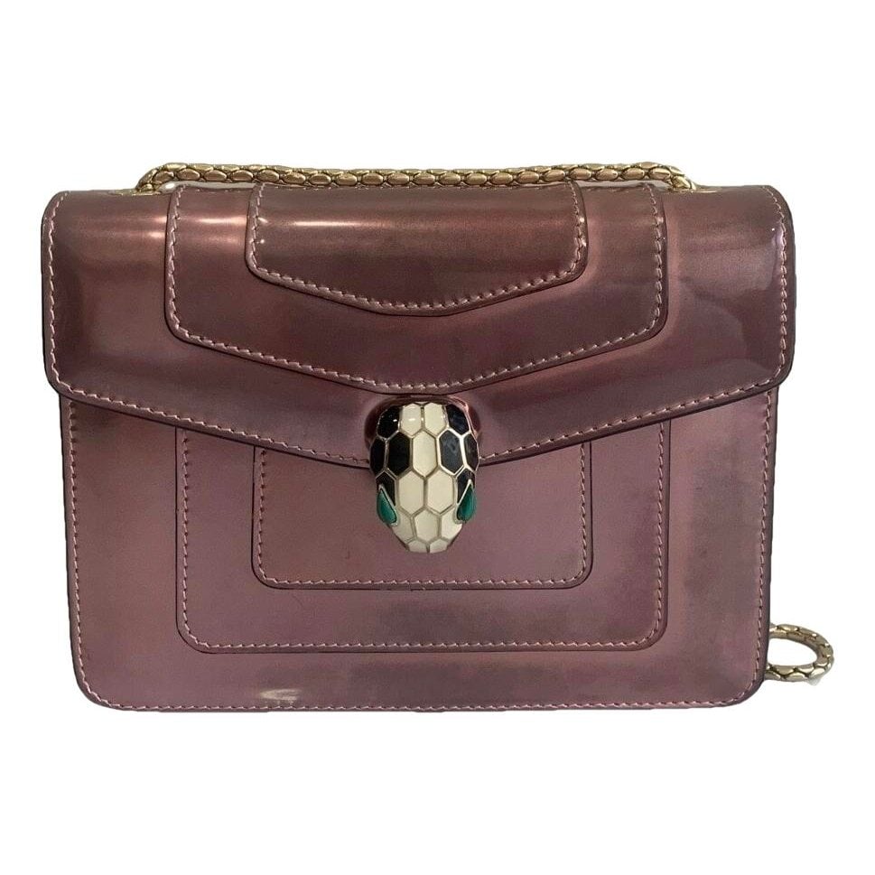 Serpenti leather handbag
