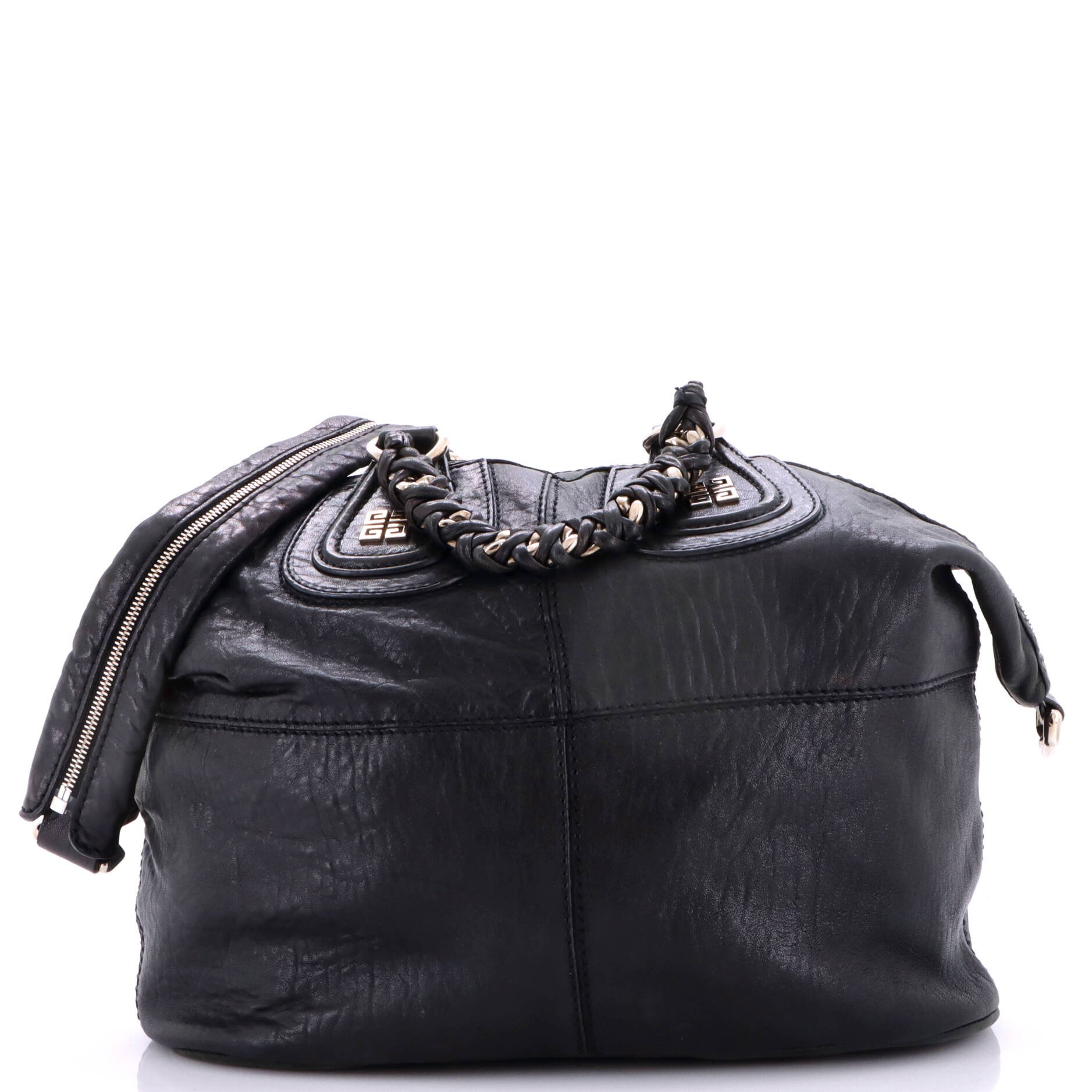Chain Wrap Nightingale Satchel Leather Medium