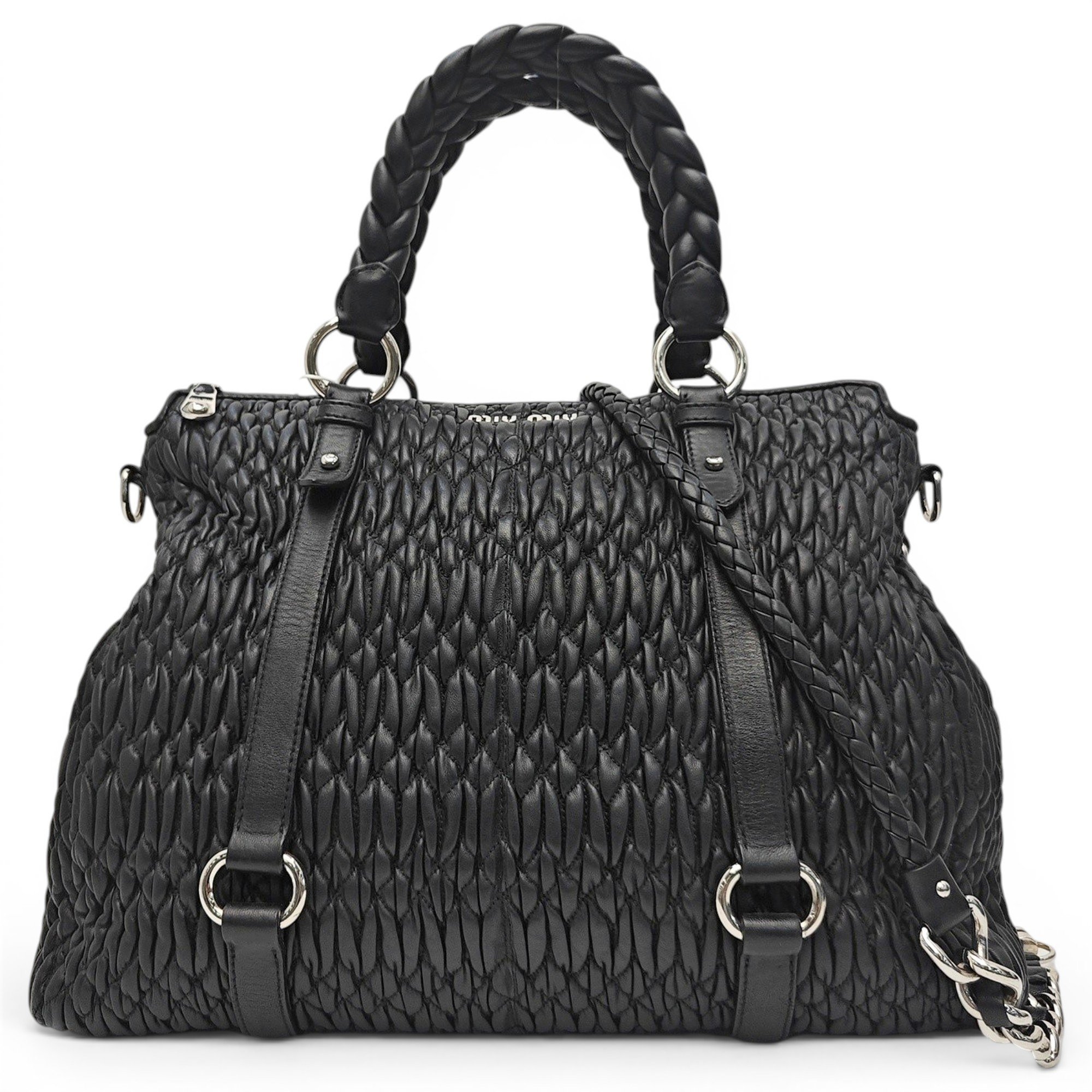Leather handbag