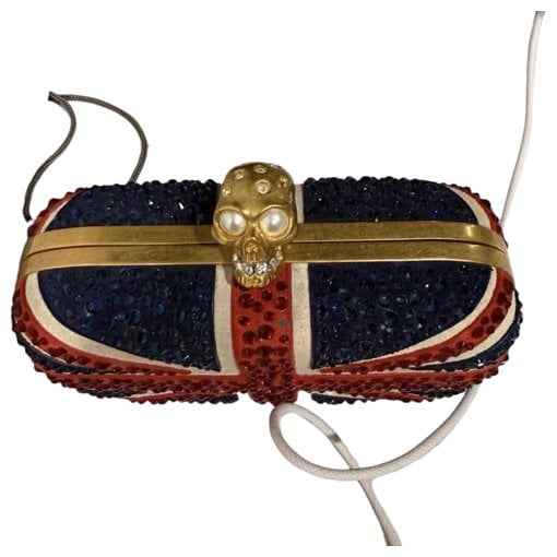 Alexander McQueen Skull clutch bag