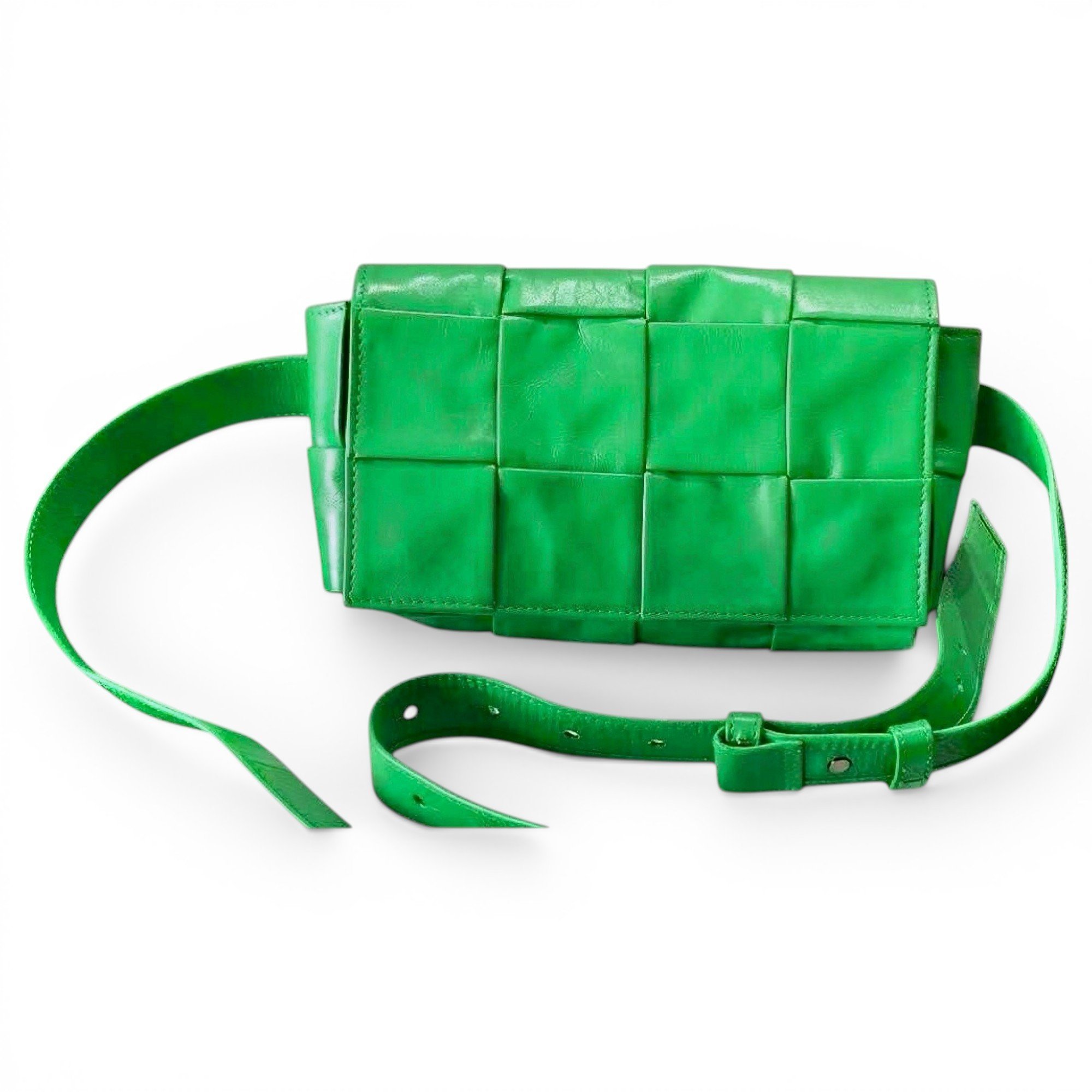 Cassette leather crossbody bag