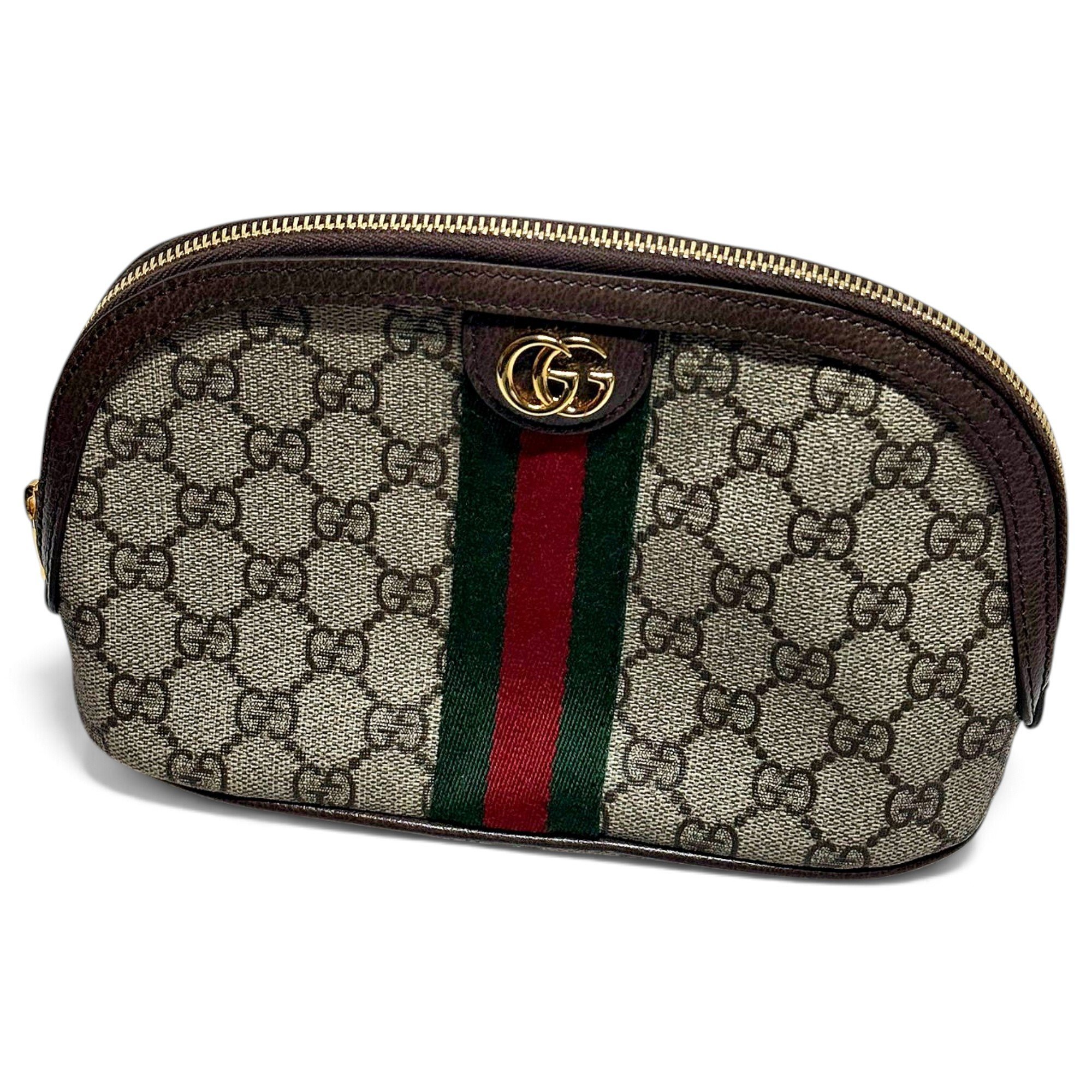 Ophidia Dome leather handbag