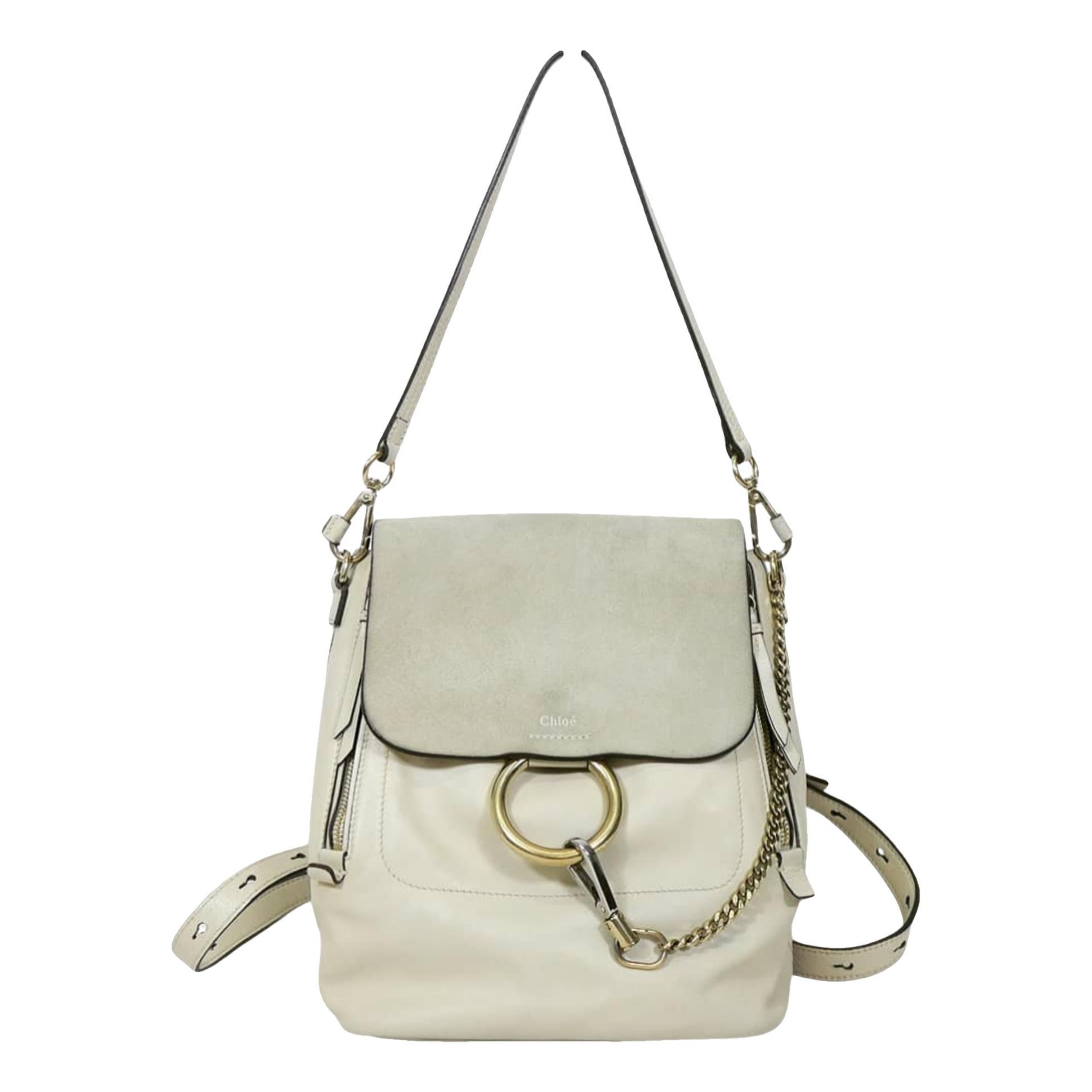 Faye leather backpack